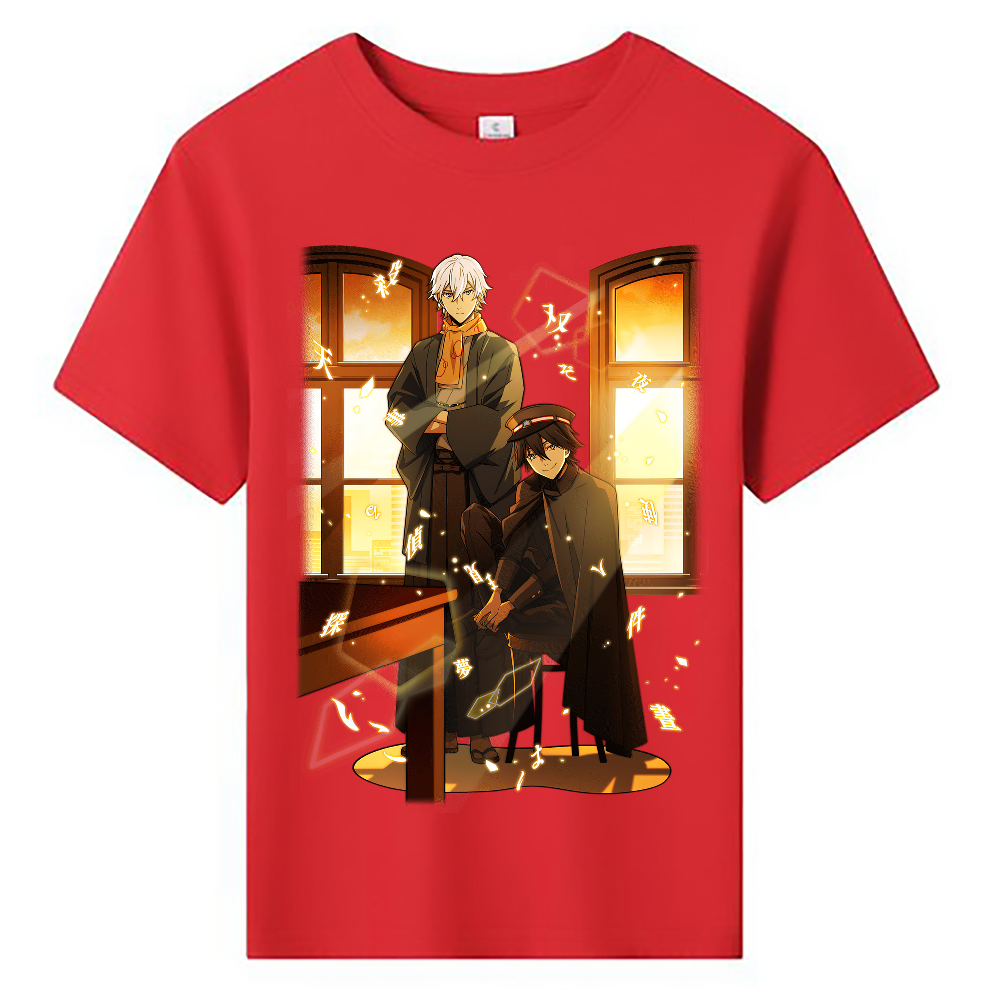 （画像用） 文豪ストレイドッグス Bungo Stray Dogs 綿100％キッズTシャツ（フロントプリント）