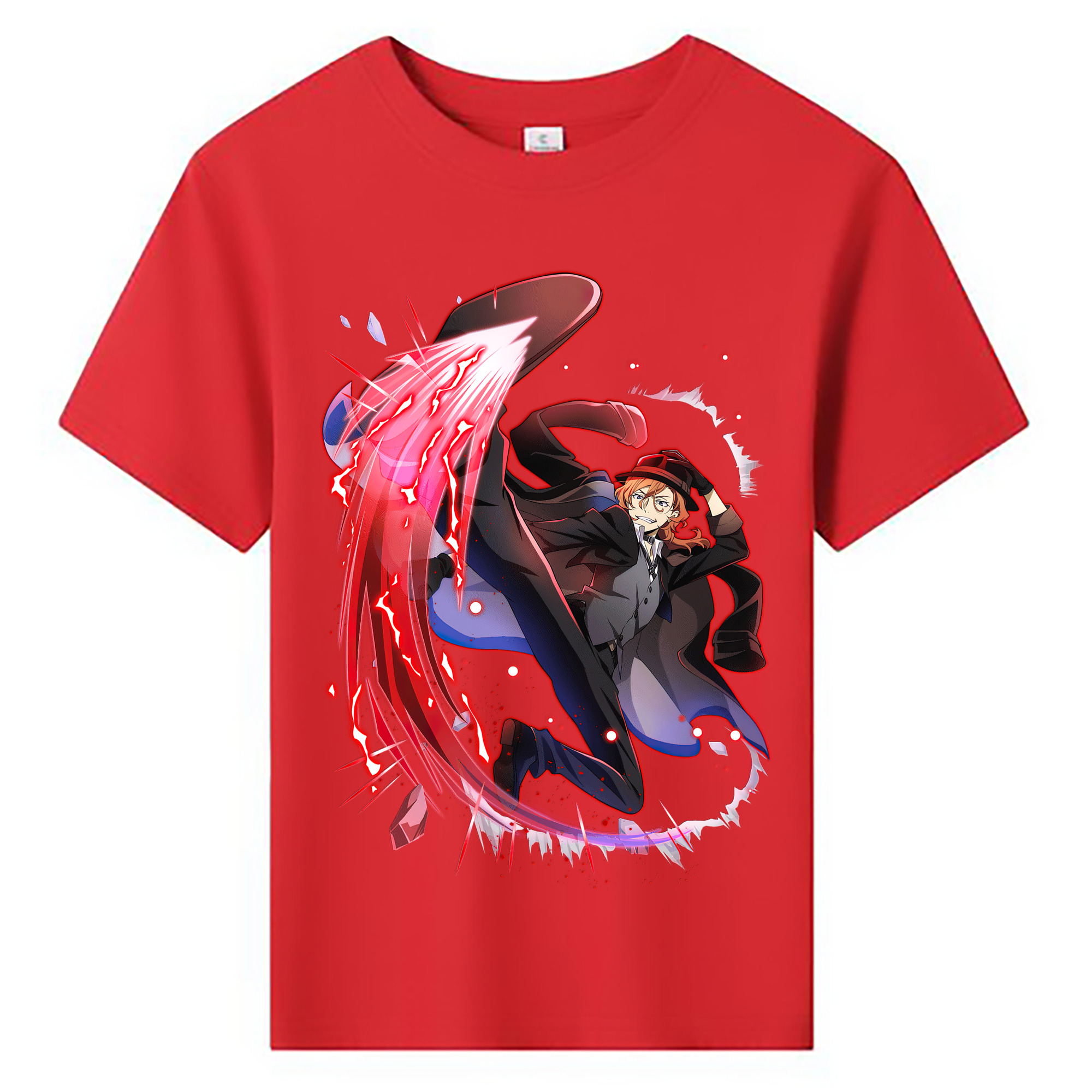 （画像用） 文豪ストレイドッグス Bungo Stray Dogs 綿100％キッズTシャツ（フロントプリント）