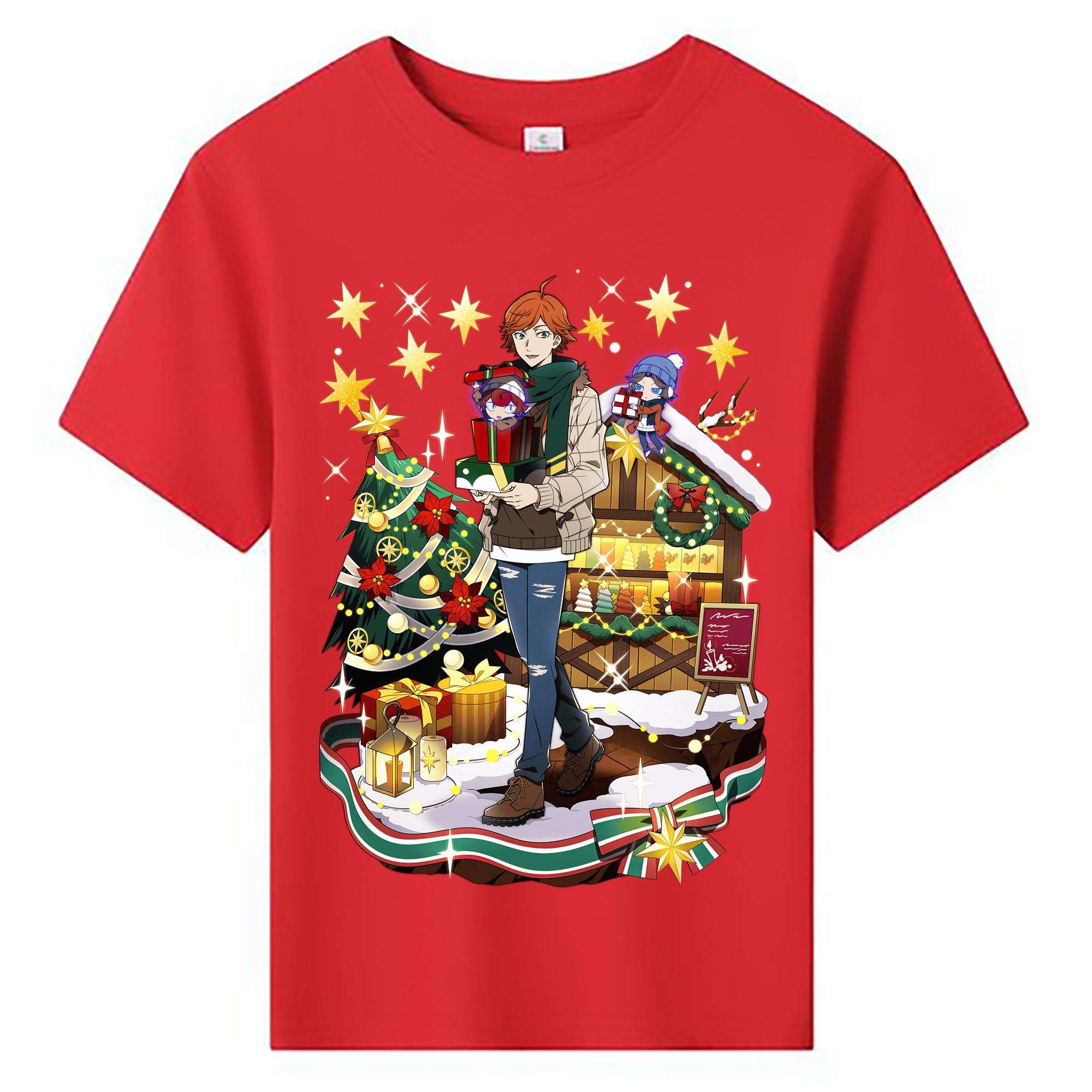 （画像用） 文豪ストレイドッグス Bungo Stray Dogs 綿100％キッズTシャツ（フロントプリント）