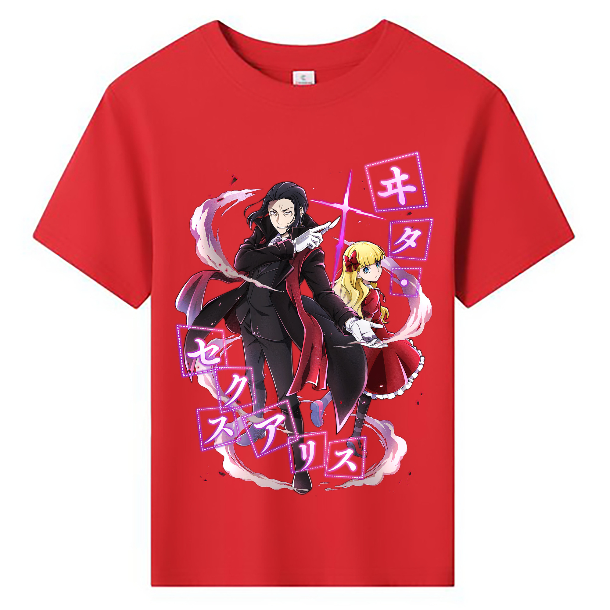 （画像用） 文豪ストレイドッグス Bungo Stray Dogs 綿100％キッズTシャツ（フロントプリント）
