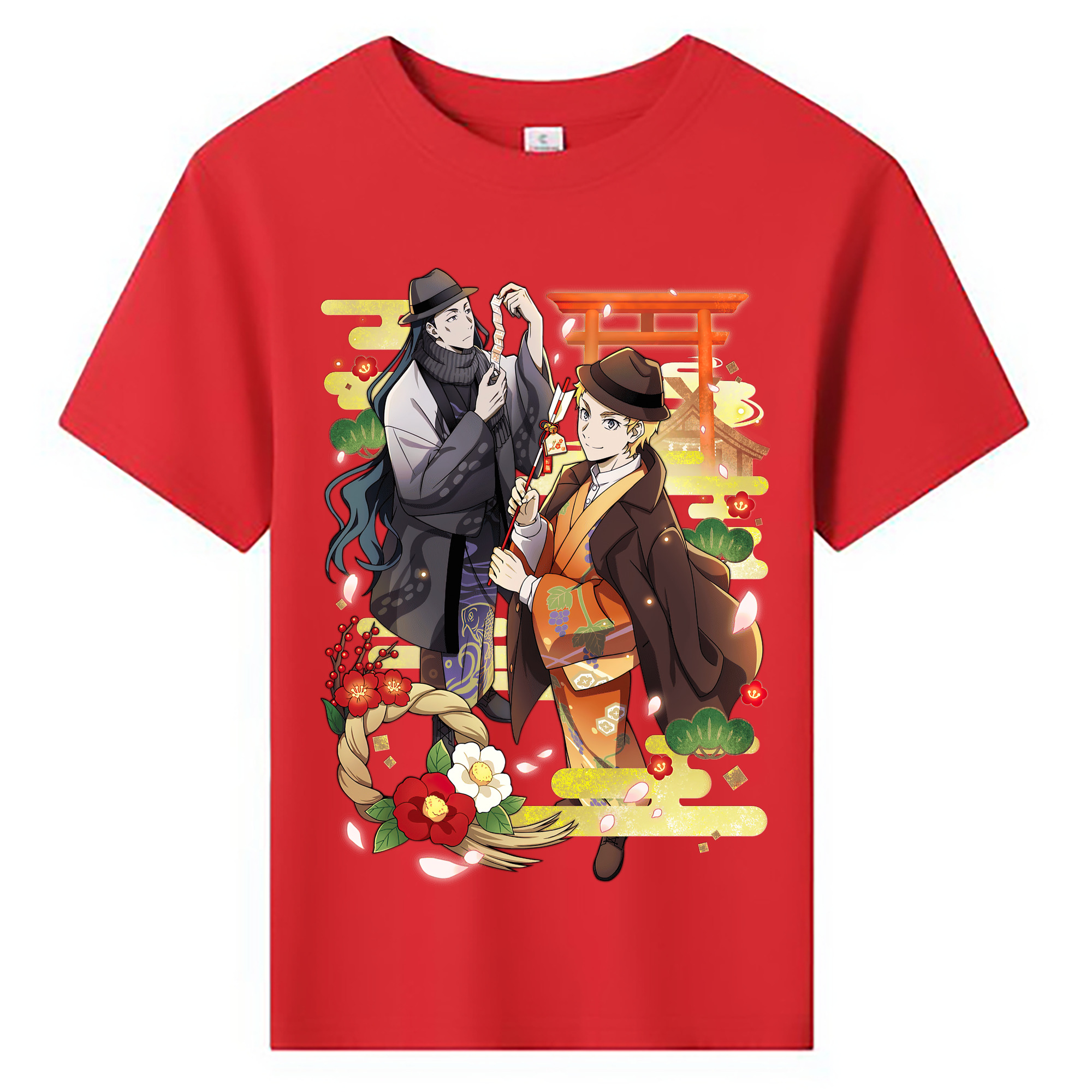 （画像用） 文豪ストレイドッグス Bungo Stray Dogs 綿100％キッズTシャツ（フロントプリント）