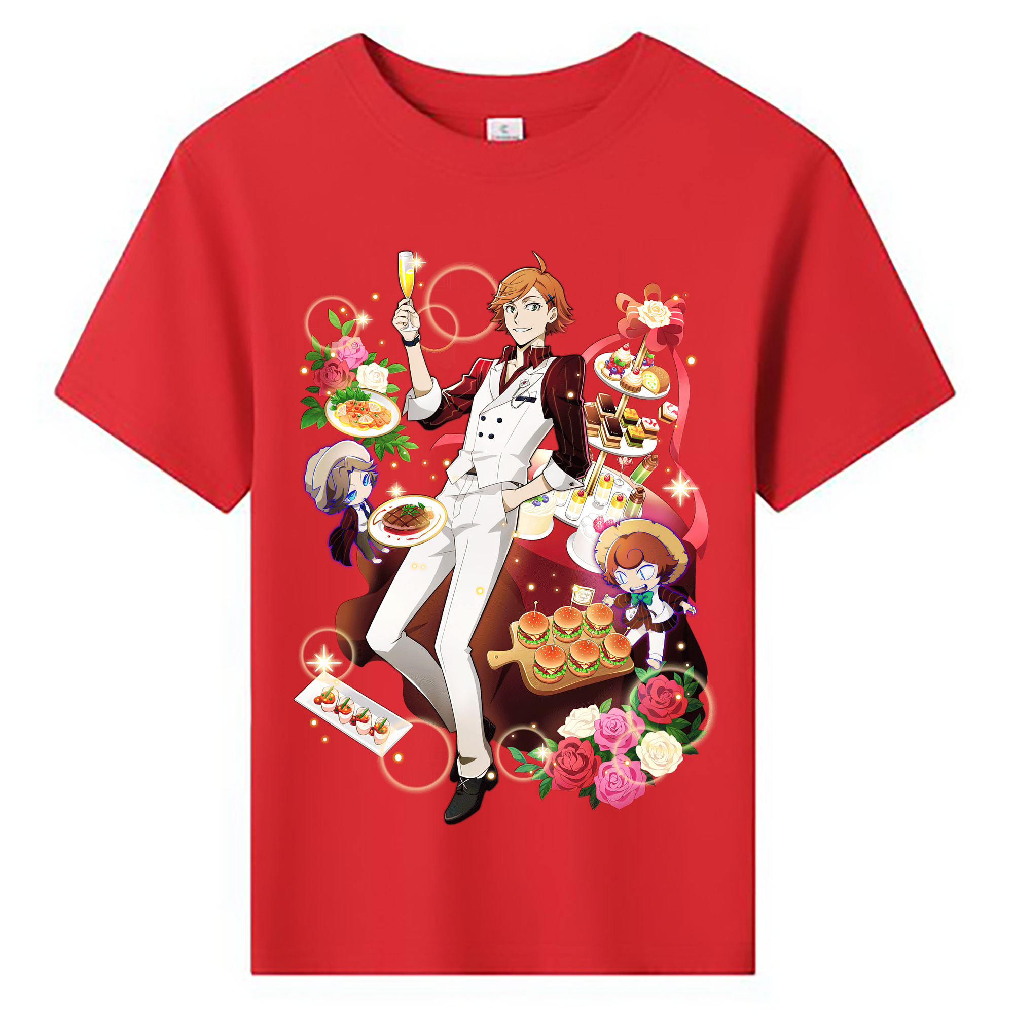 （画像用） 文豪ストレイドッグス Bungo Stray Dogs 綿100％キッズTシャツ（フロントプリント）