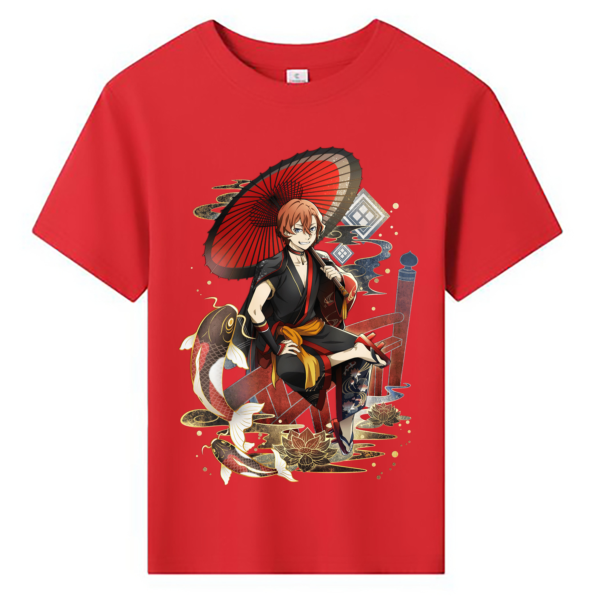 （画像用） 文豪ストレイドッグス Bungo Stray Dogs 綿100％キッズTシャツ（フロントプリント）