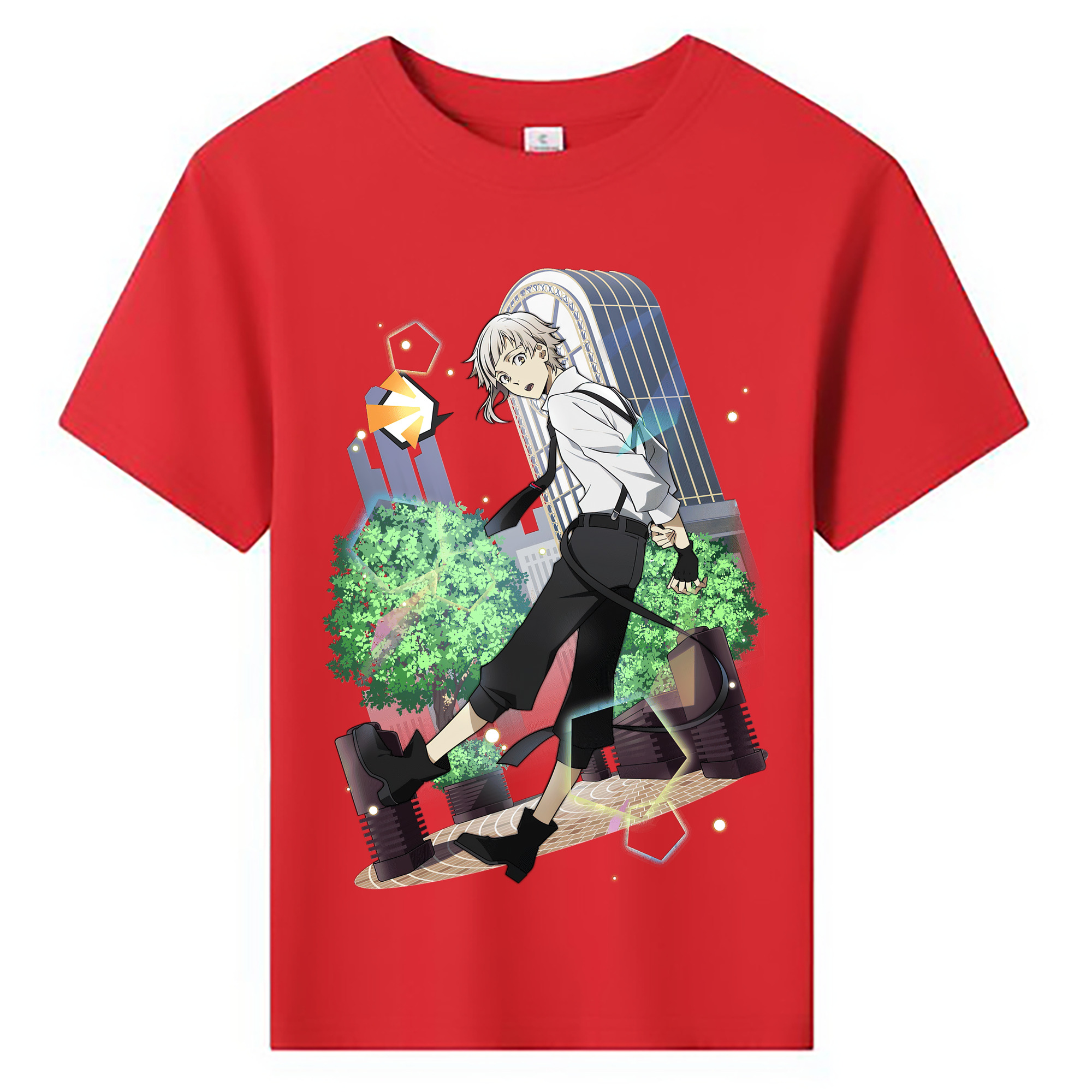 （画像用） 文豪ストレイドッグス Bungo Stray Dogs 綿100％キッズTシャツ（フロントプリント）