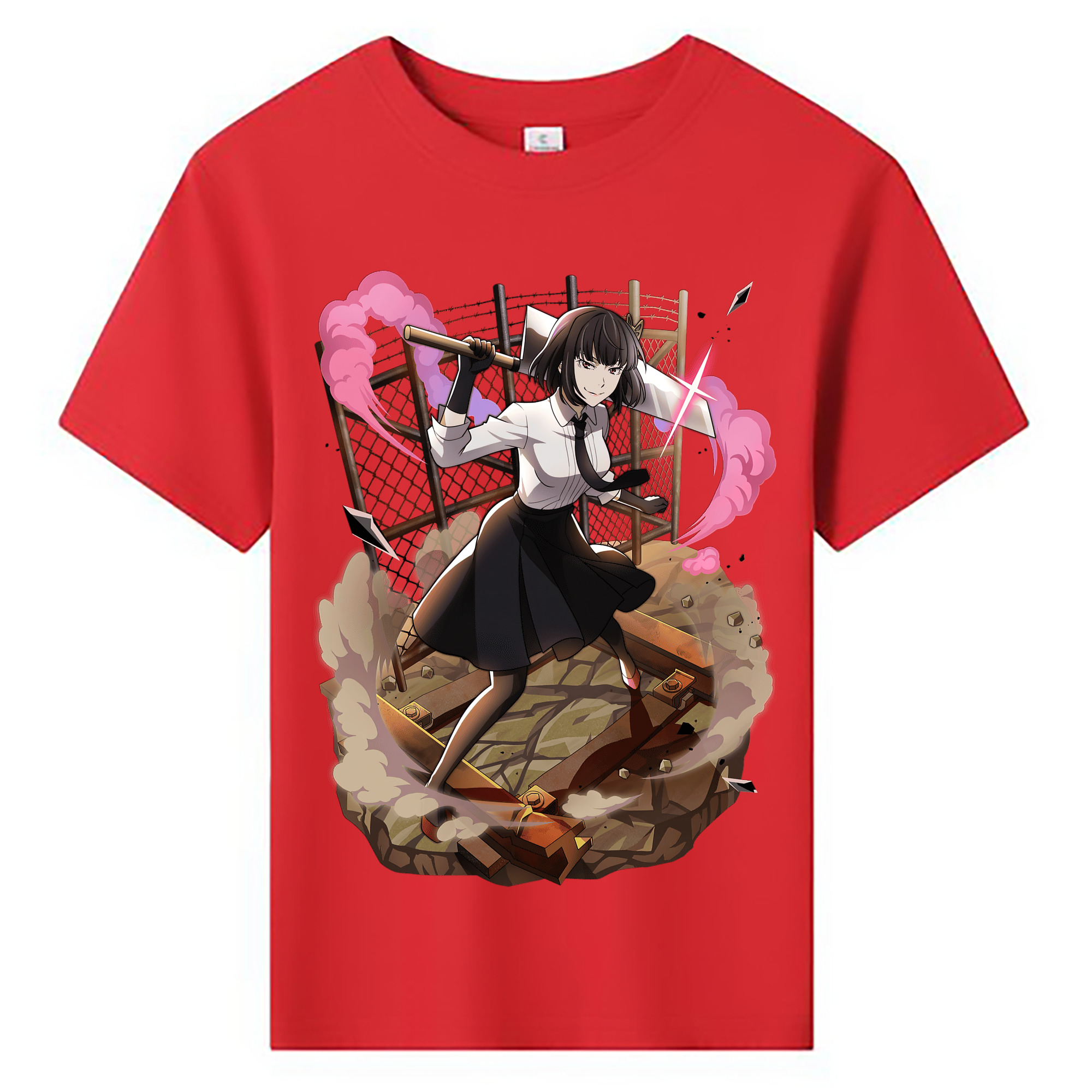 （画像用） 文豪ストレイドッグス Bungo Stray Dogs 綿100％キッズTシャツ（フロントプリント）