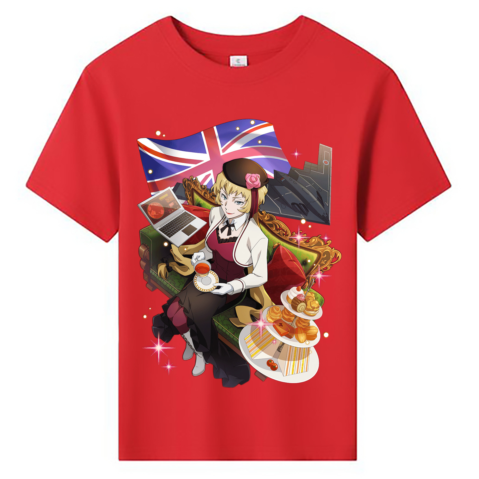 （画像用） 文豪ストレイドッグス Bungo Stray Dogs 綿100％キッズTシャツ（フロントプリント）