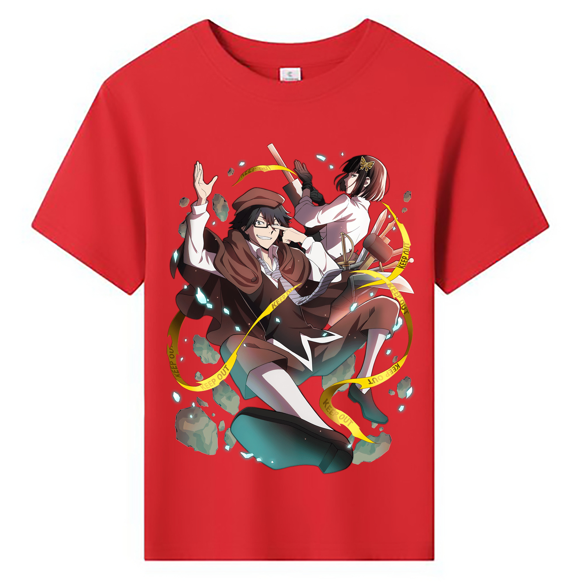 （画像用） 文豪ストレイドッグス Bungo Stray Dogs 綿100％キッズTシャツ（フロントプリント）