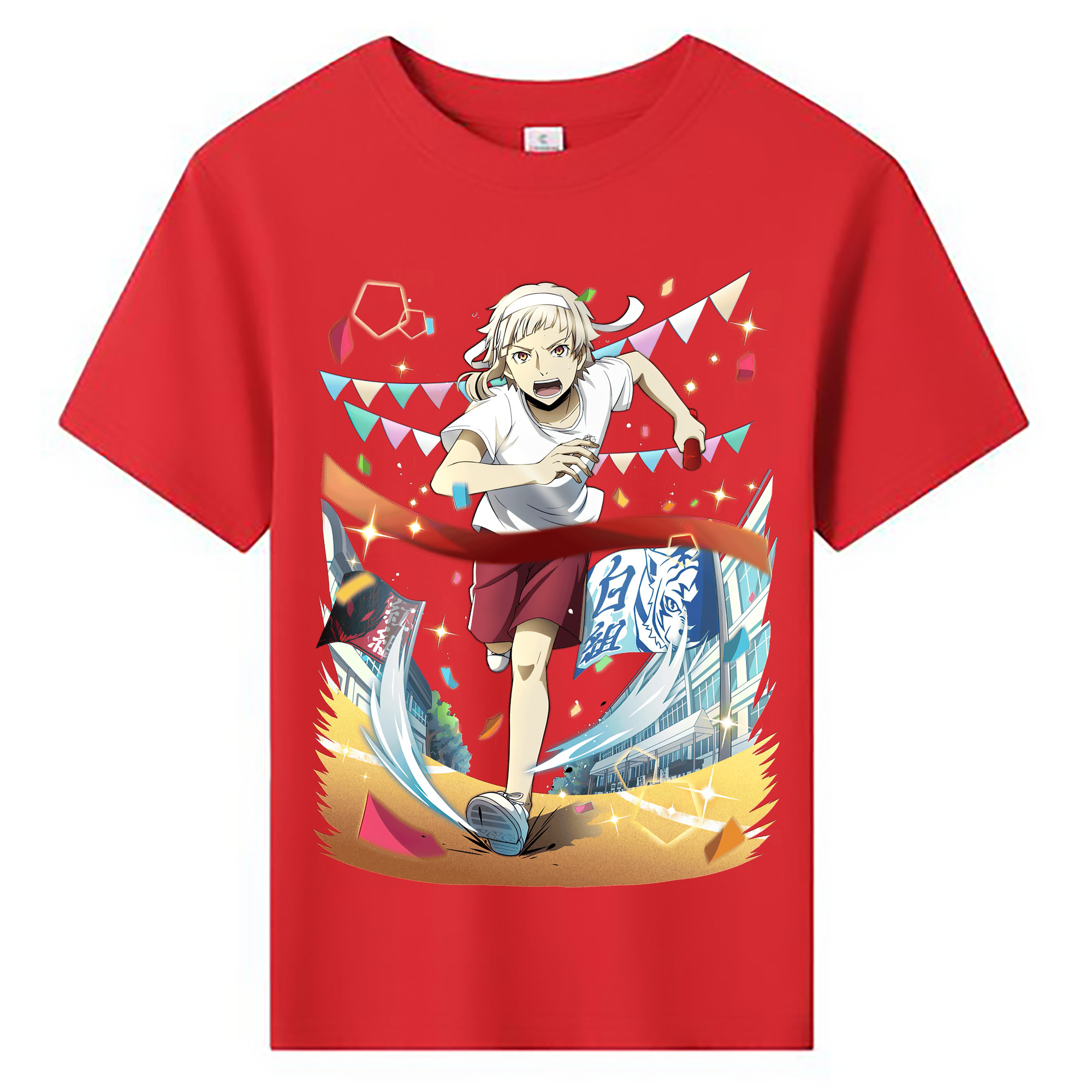 （画像用） 文豪ストレイドッグス Bungo Stray Dogs 綿100％キッズTシャツ（フロントプリント）