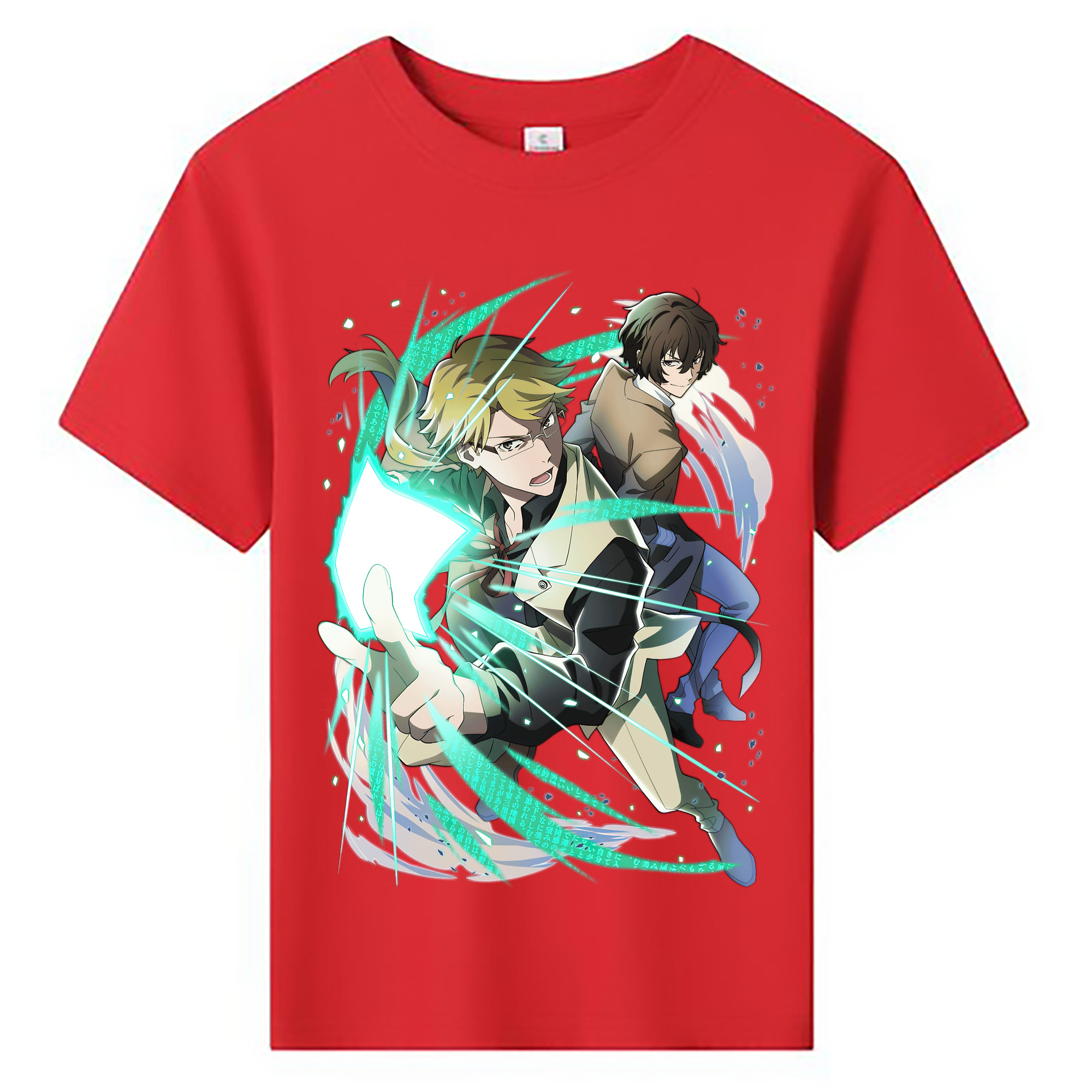 （画像用） 文豪ストレイドッグス Bungo Stray Dogs 綿100％キッズTシャツ（フロントプリント）