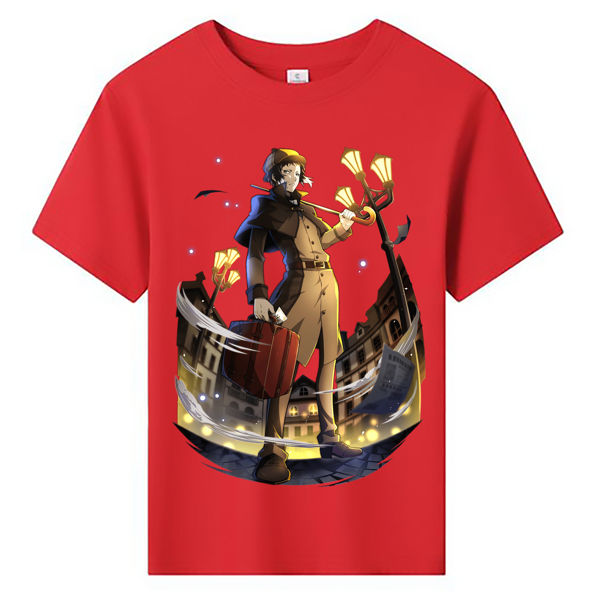 （画像用） 文豪ストレイドッグス Bungo Stray Dogs 綿100％キッズTシャツ（フロントプリント）