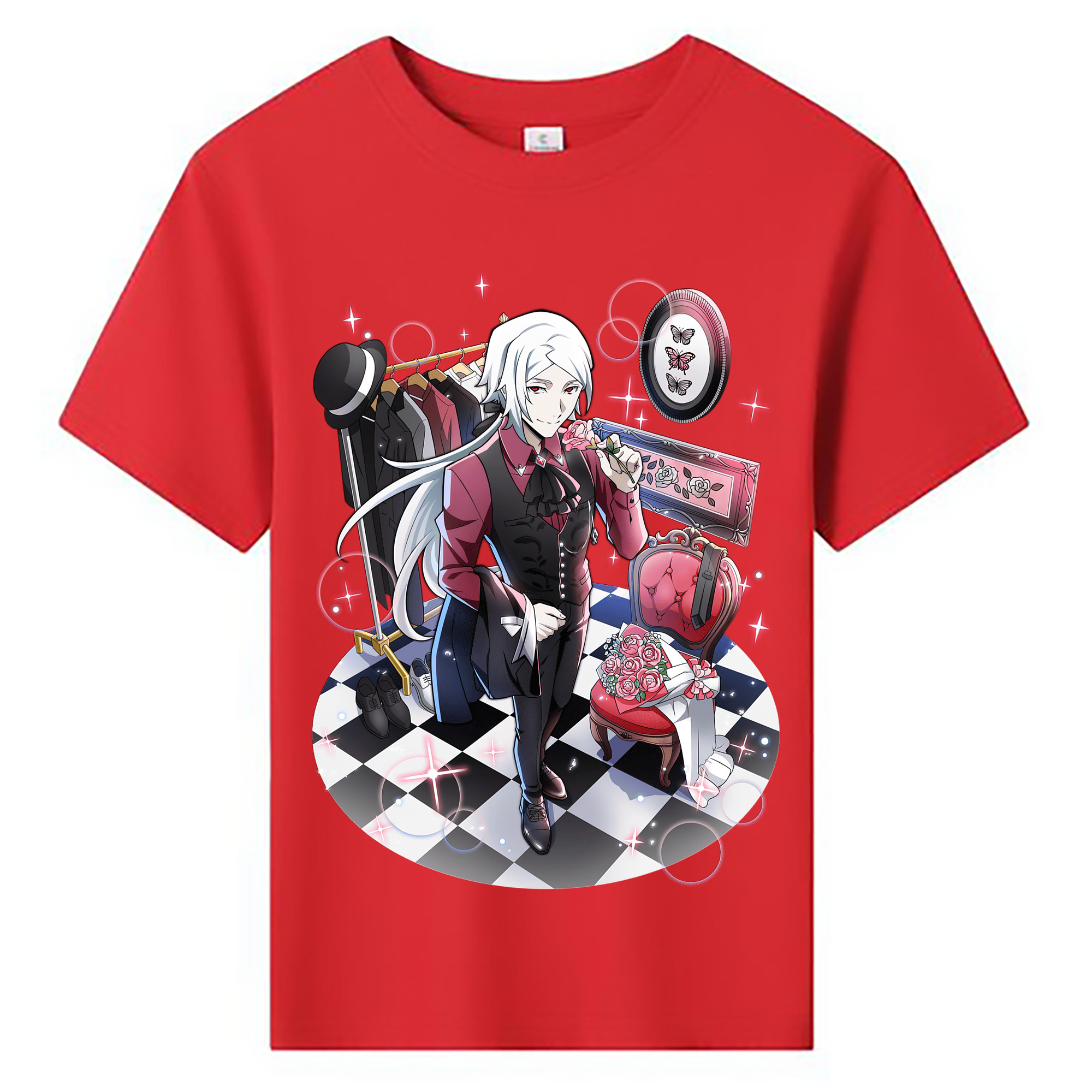（画像用） 文豪ストレイドッグス Bungo Stray Dogs 綿100％キッズTシャツ（フロントプリント）