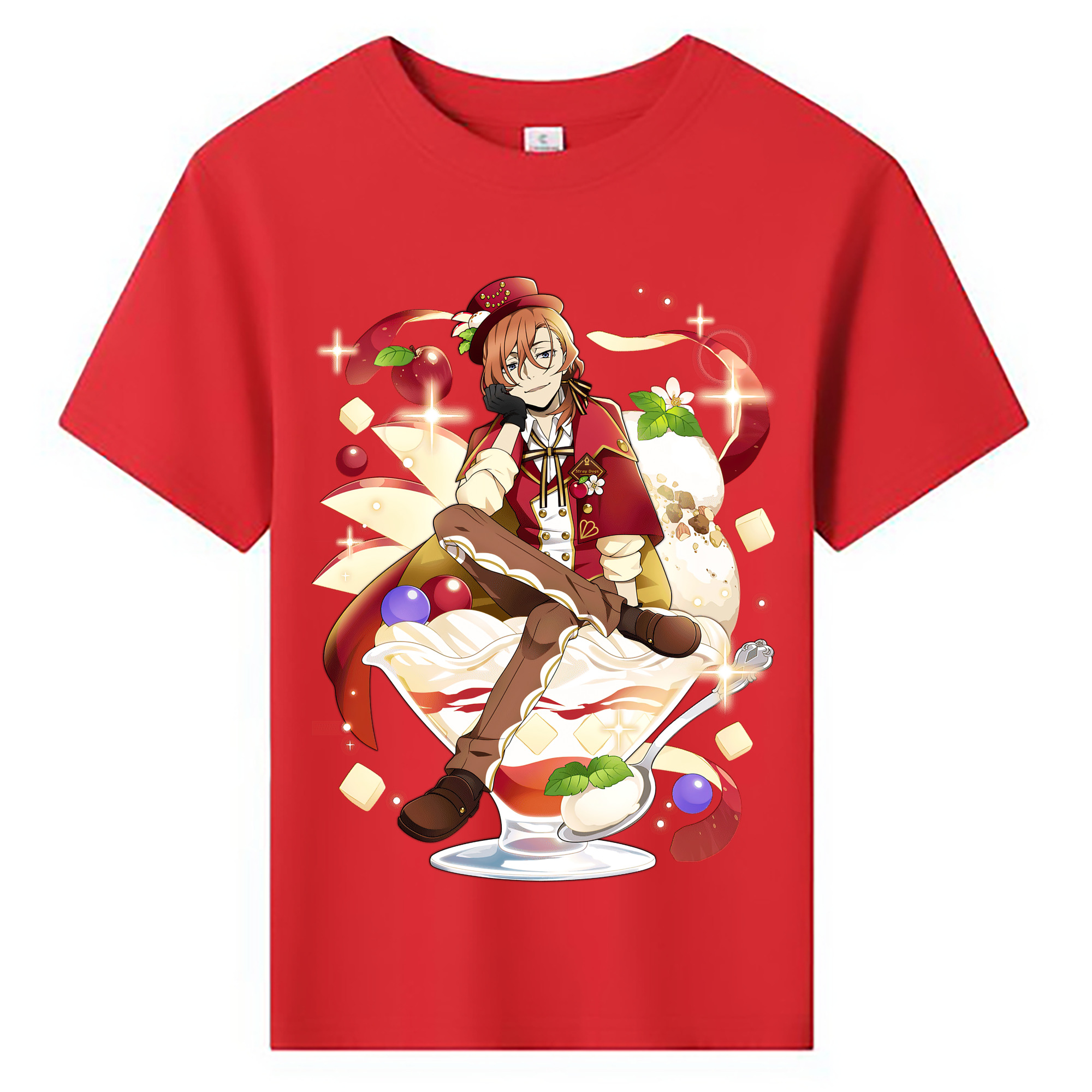 （画像用） 文豪ストレイドッグス Bungo Stray Dogs 綿100％キッズTシャツ（フロントプリント）