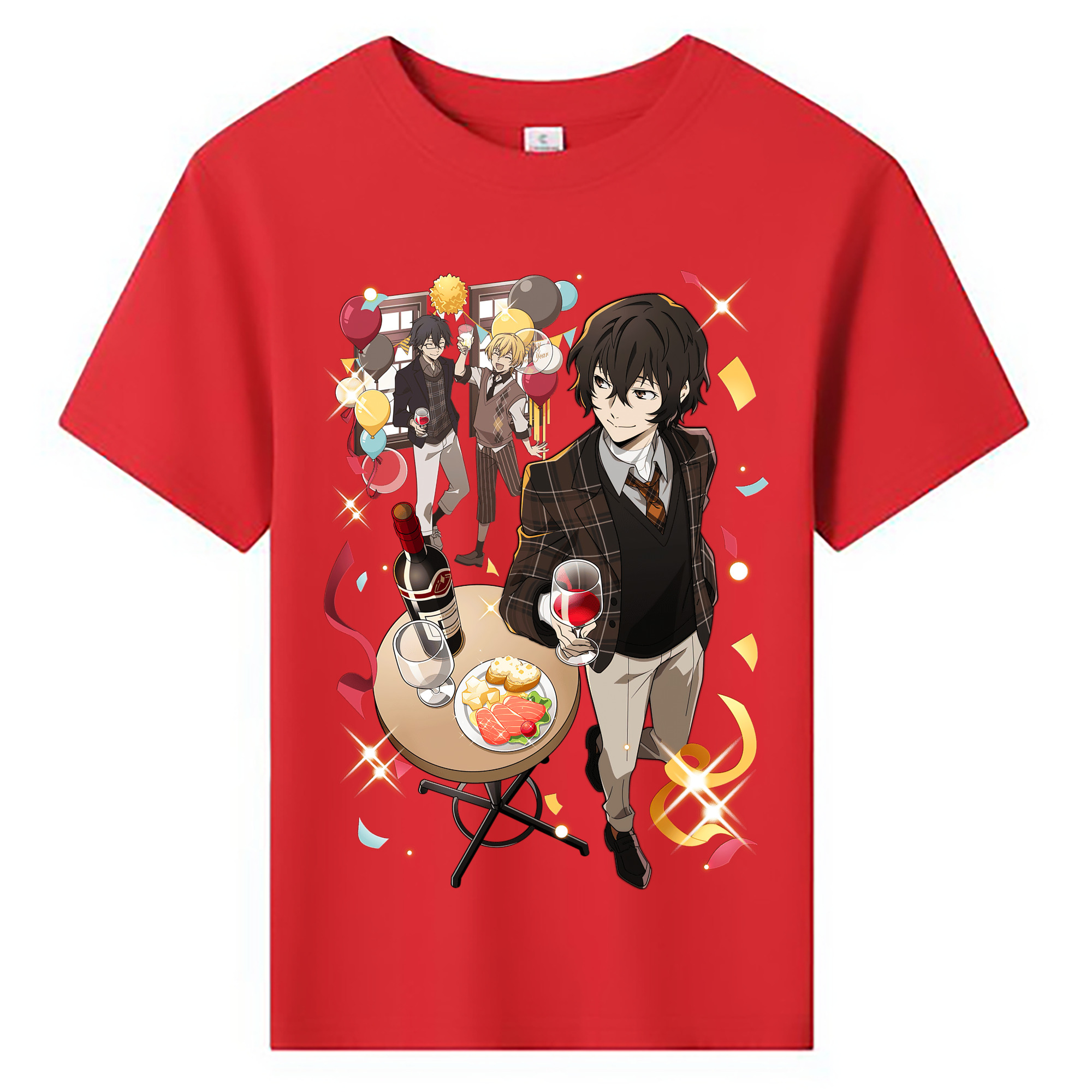 （画像用） 文豪ストレイドッグス Bungo Stray Dogs 綿100％キッズTシャツ（フロントプリント）