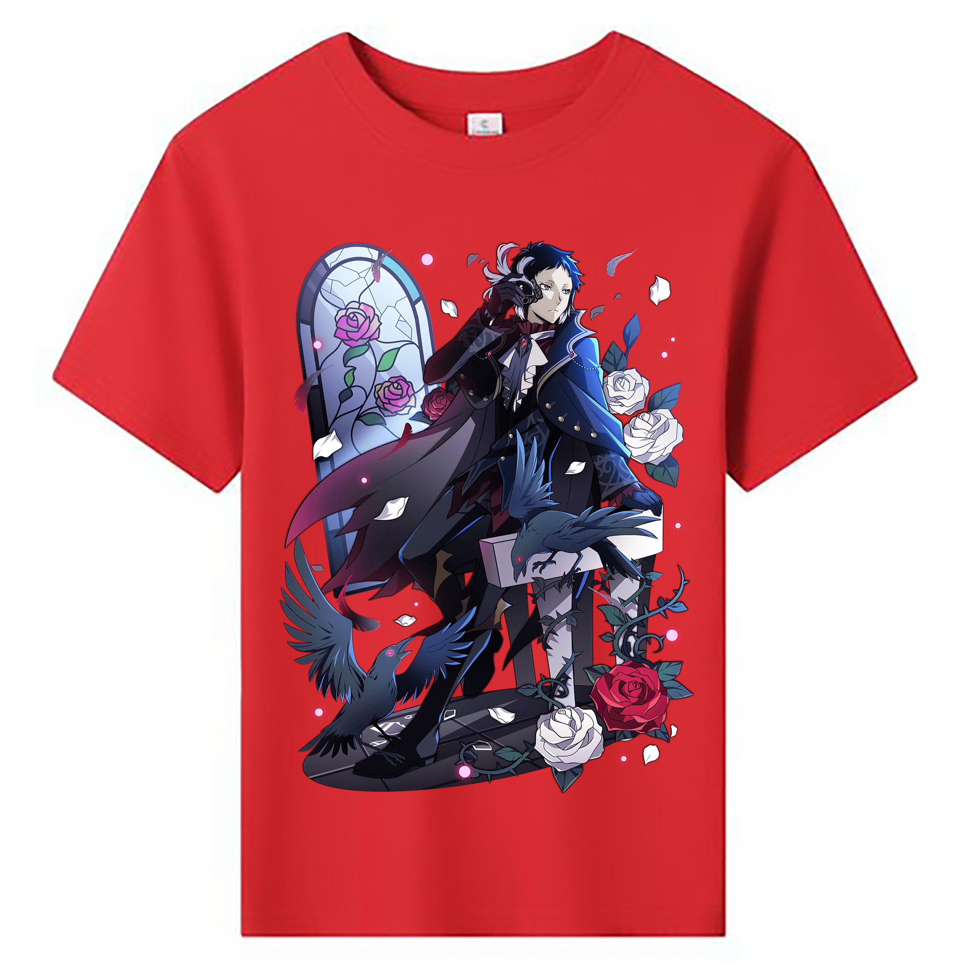 （画像用） 文豪ストレイドッグス Bungo Stray Dogs 綿100％キッズTシャツ（フロントプリント）