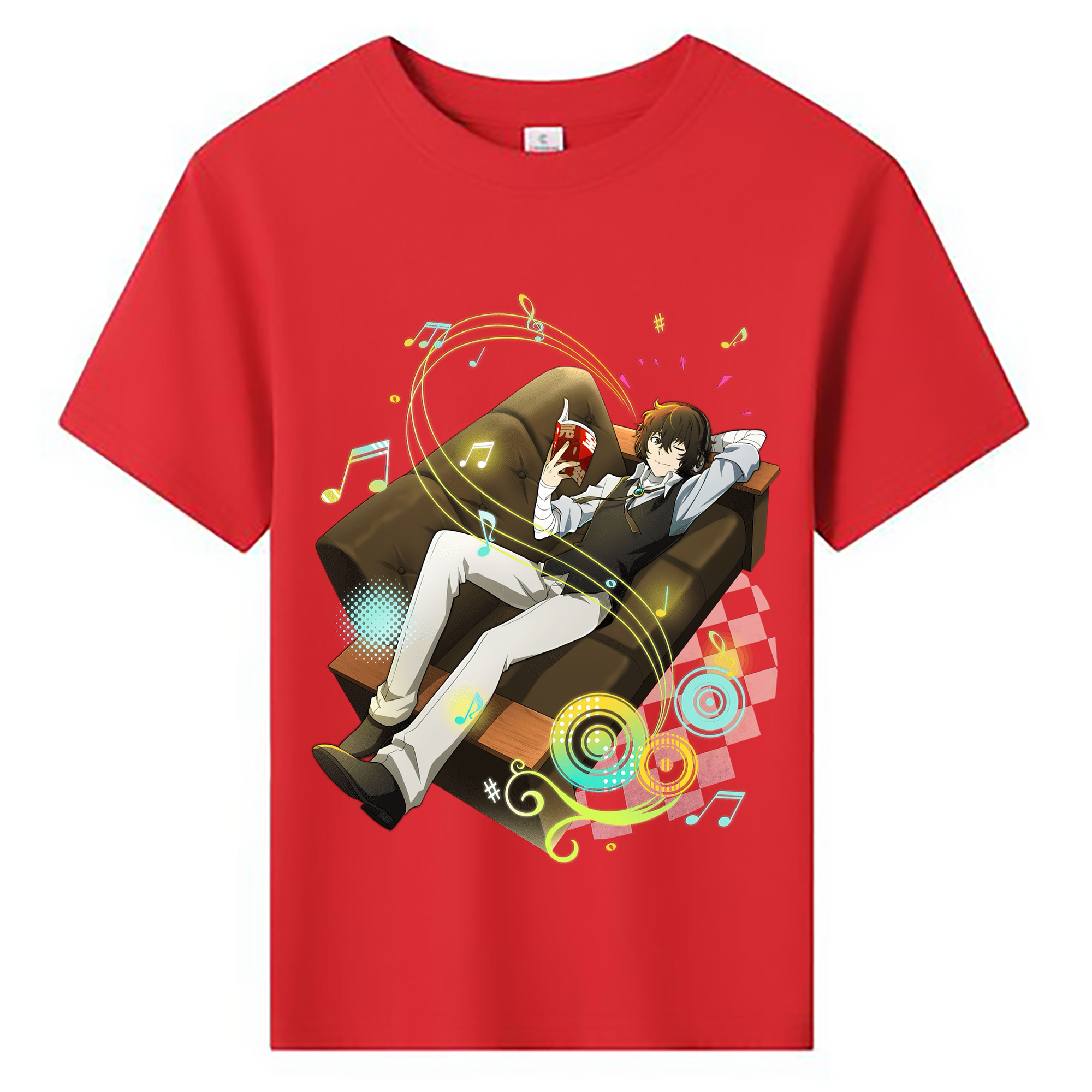 （画像用） 文豪ストレイドッグス Bungo Stray Dogs 綿100％キッズTシャツ（フロントプリント）
