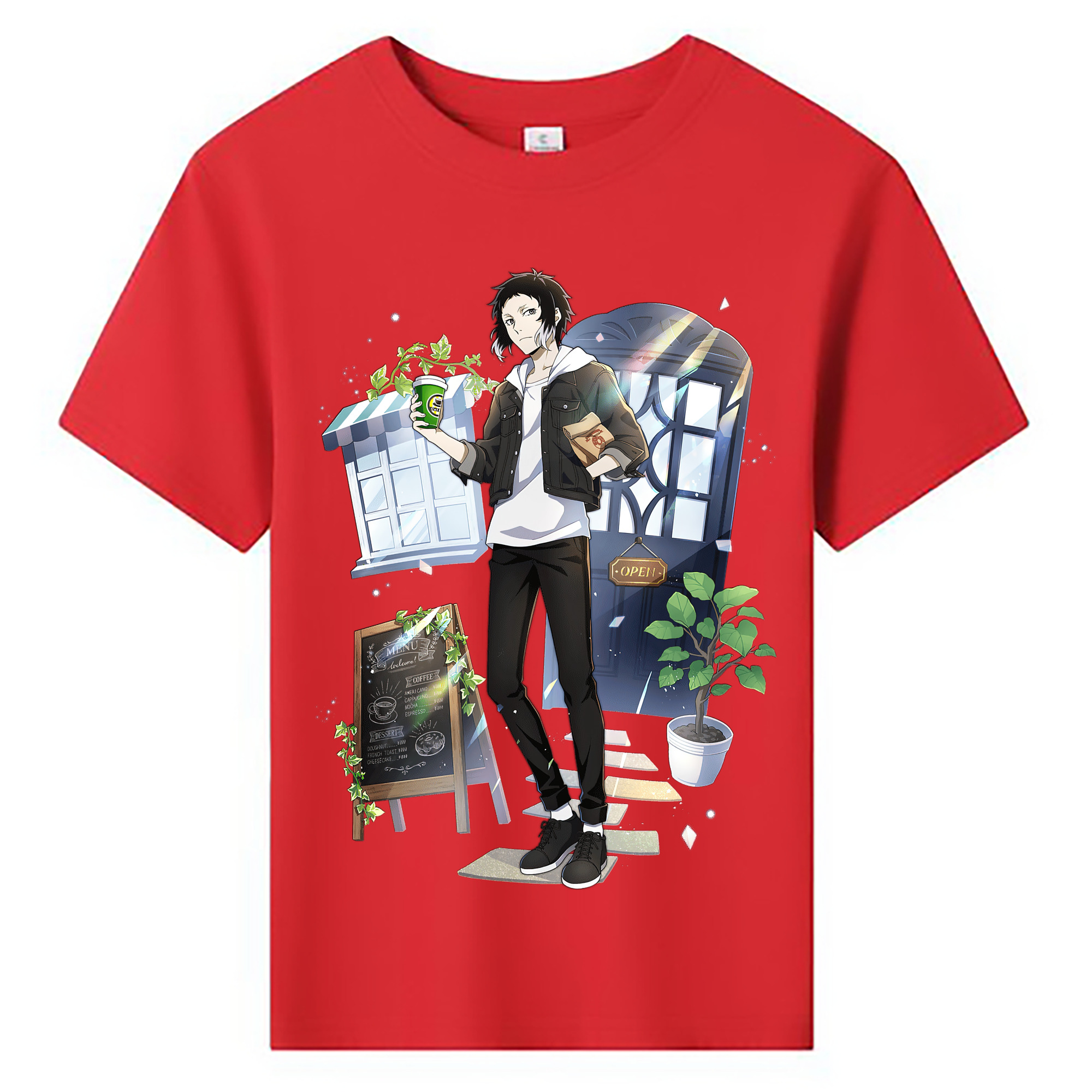 （画像用） 文豪ストレイドッグス Bungo Stray Dogs 綿100％キッズTシャツ（フロントプリント）