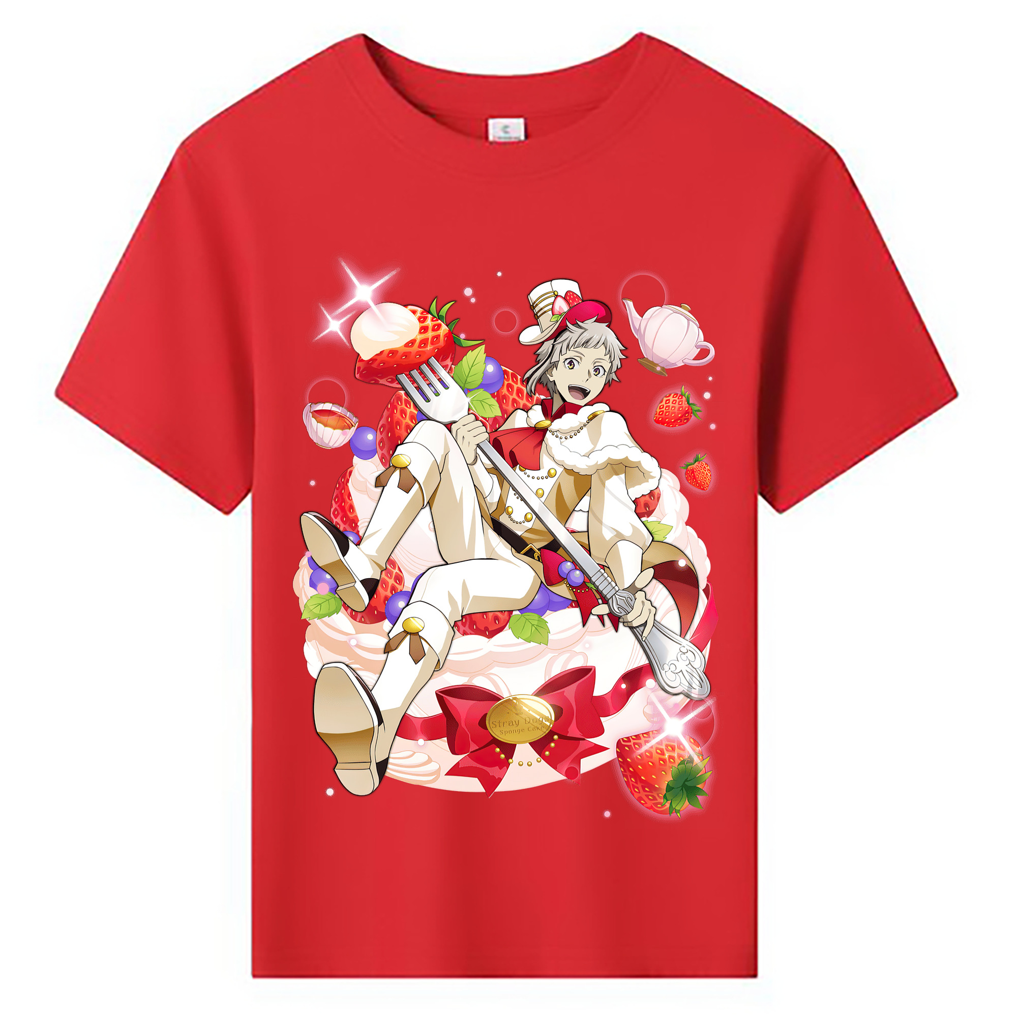 （画像用） 文豪ストレイドッグス Bungo Stray Dogs 綿100％キッズTシャツ（フロントプリント）