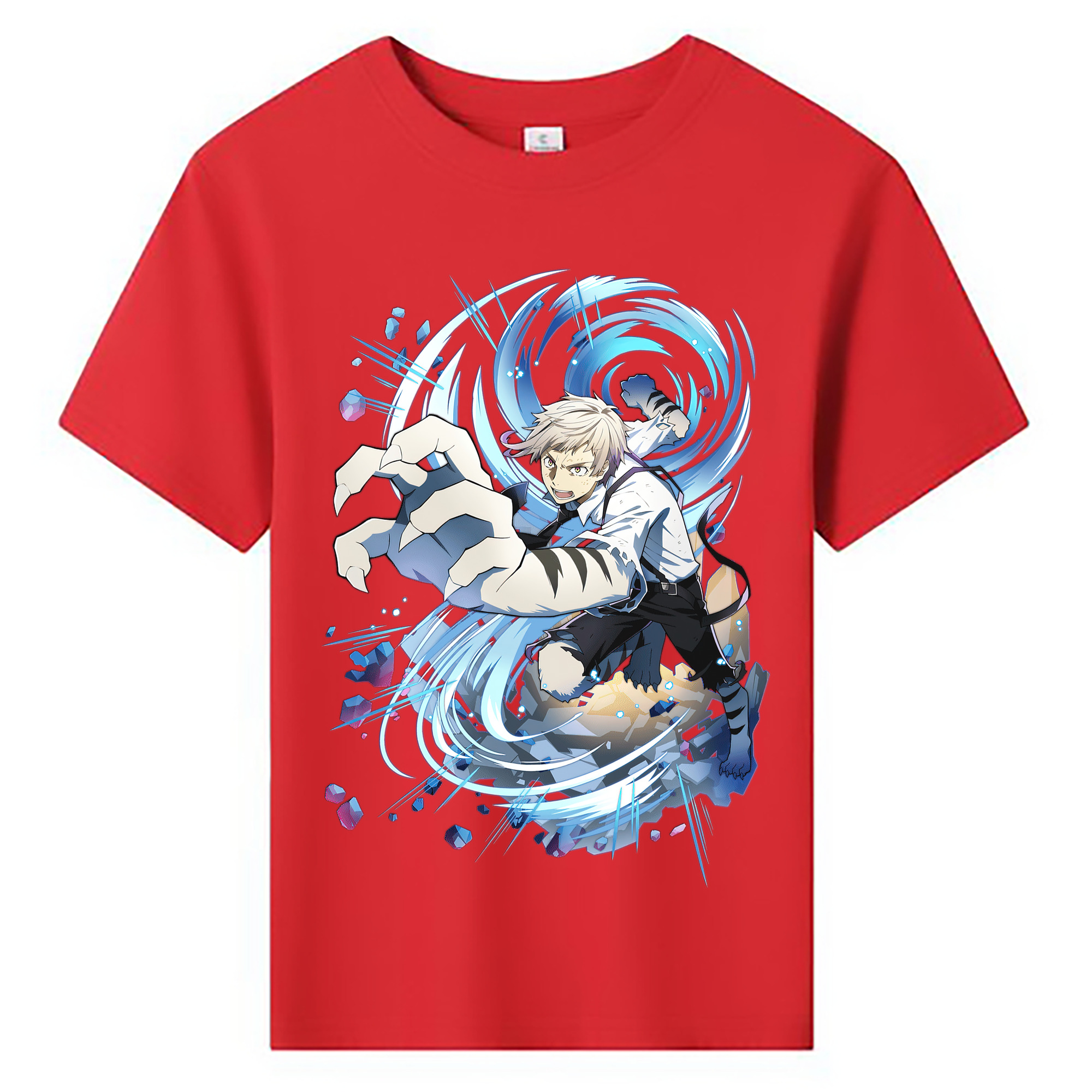 （画像用） 文豪ストレイドッグス Bungo Stray Dogs 綿100％キッズTシャツ（フロントプリント）
