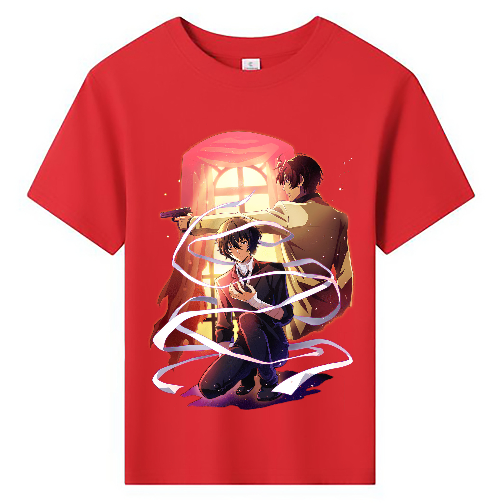 （画像用） 文豪ストレイドッグス Bungo Stray Dogs 綿100％キッズTシャツ（フロントプリント）