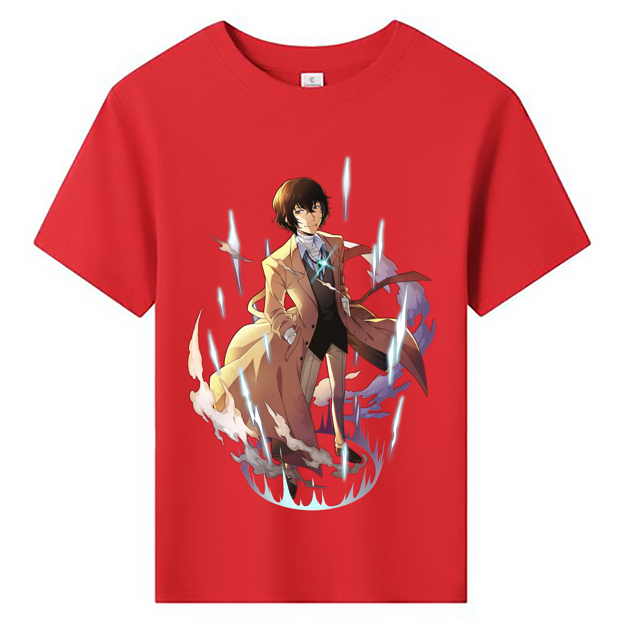 （画像用） 文豪ストレイドッグス Bungo Stray Dogs 綿100％キッズTシャツ（フロントプリント）