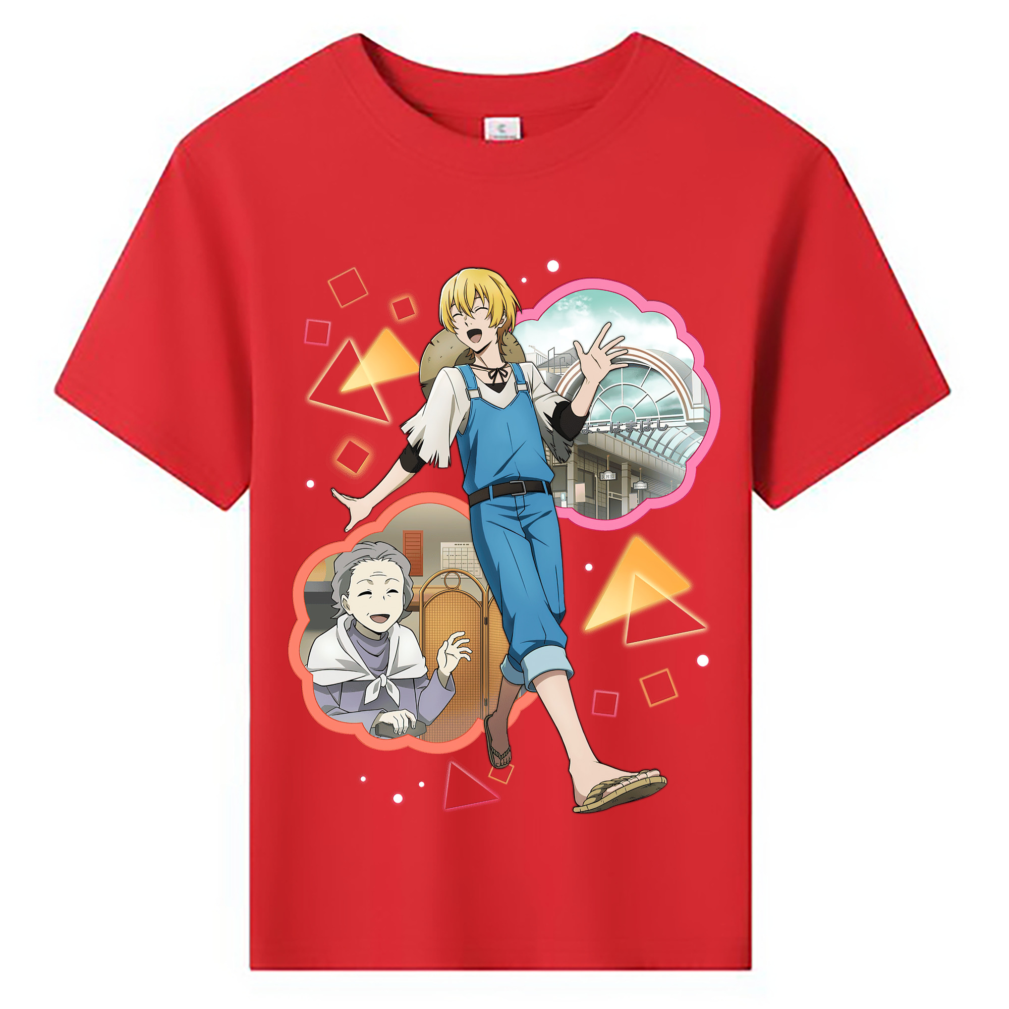 （画像用） 文豪ストレイドッグス Bungo Stray Dogs 綿100％キッズTシャツ（フロントプリント）