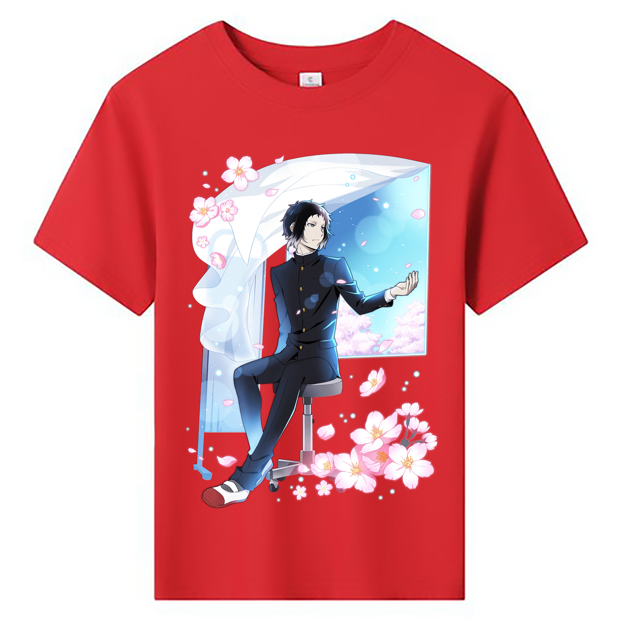 （画像用） 文豪ストレイドッグス Bungo Stray Dogs 綿100％キッズTシャツ（フロントプリント）