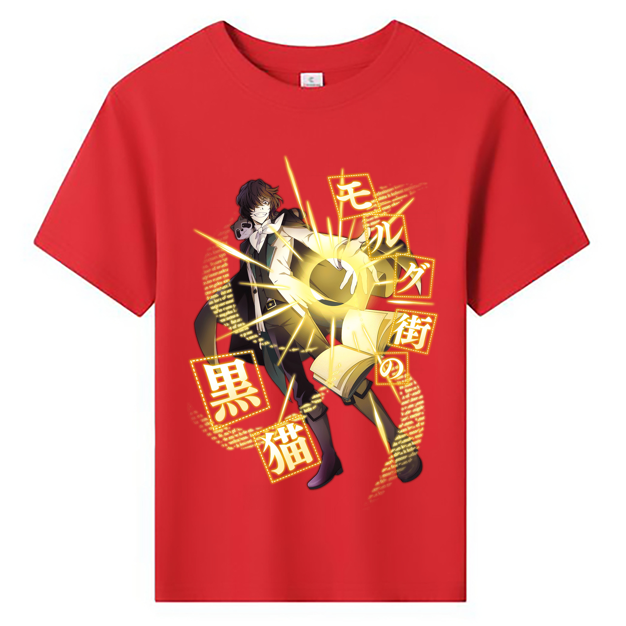 （画像用） 文豪ストレイドッグス Bungo Stray Dogs 綿100％キッズTシャツ（フロントプリント）