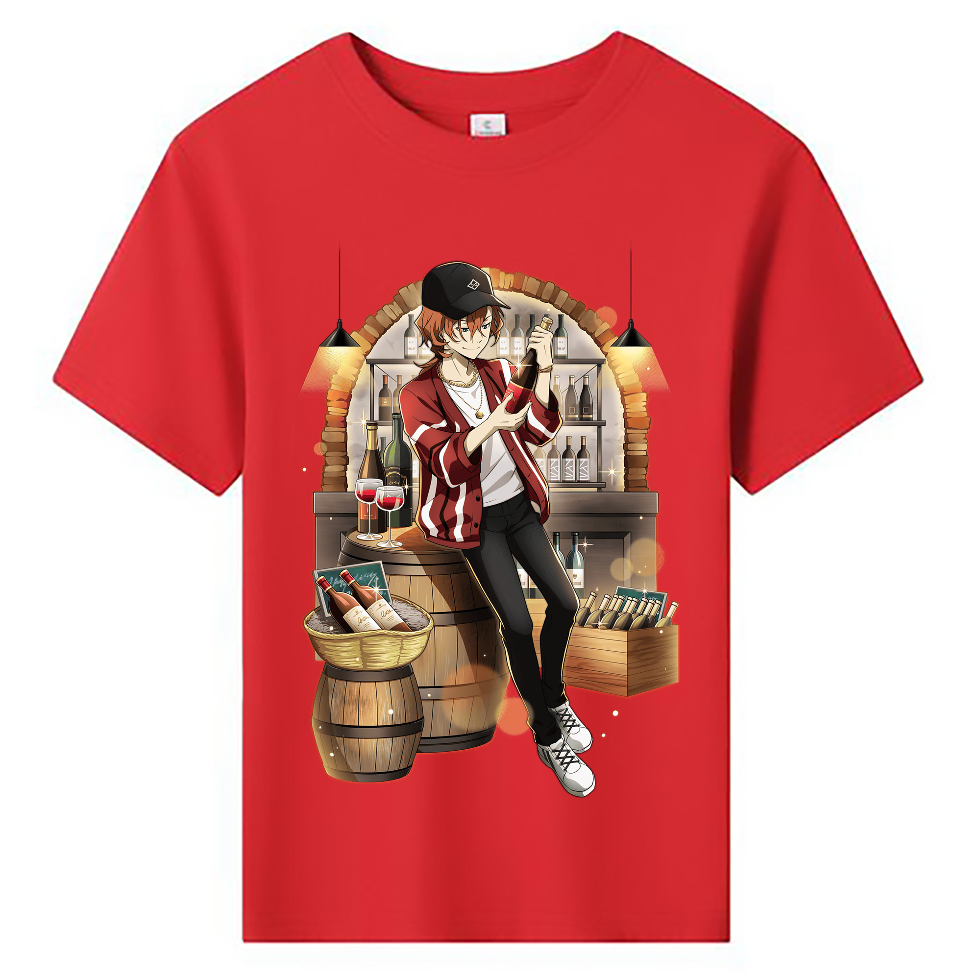 （画像用） 文豪ストレイドッグス Bungo Stray Dogs 綿100％キッズTシャツ（フロントプリント）