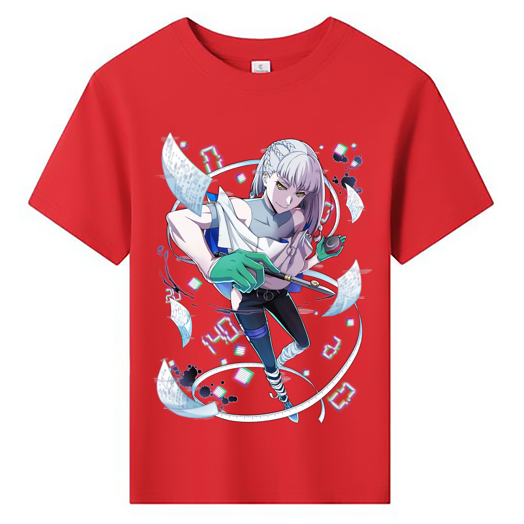 （画像用） 文豪ストレイドッグス Bungo Stray Dogs 綿100％キッズTシャツ（フロントプリント）