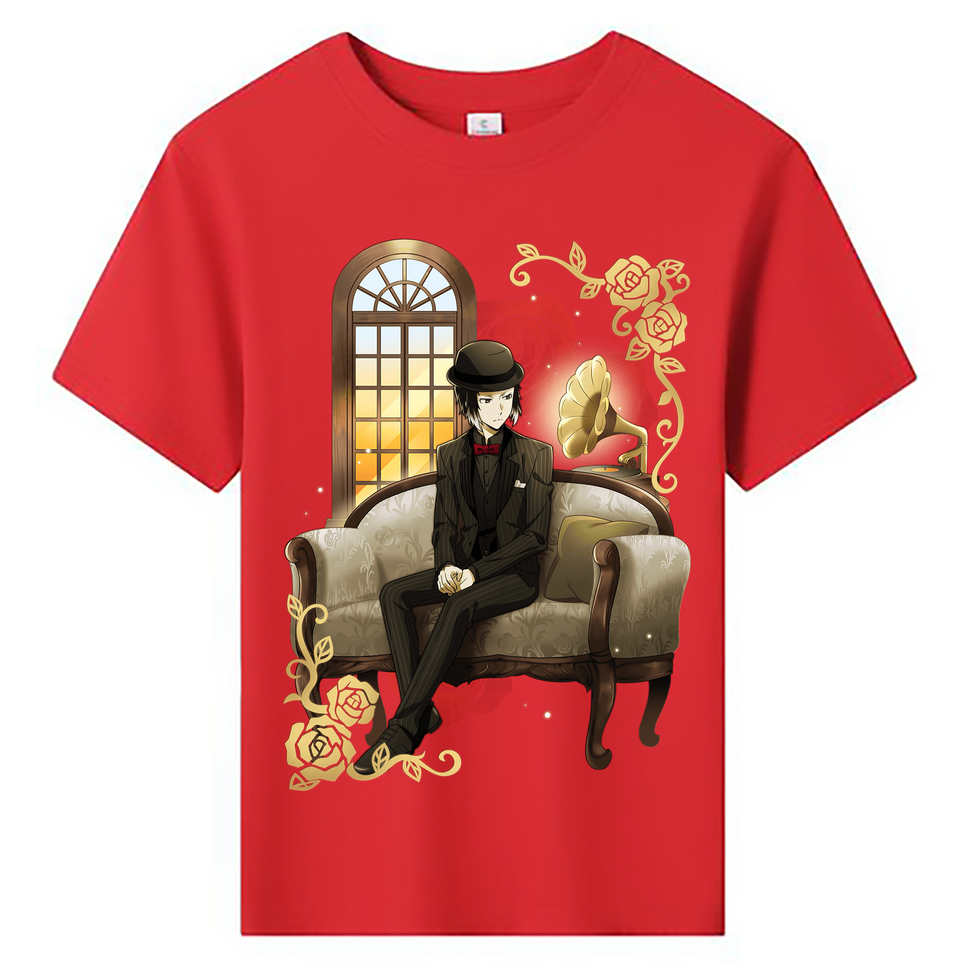 （画像用） 文豪ストレイドッグス Bungo Stray Dogs 綿100％キッズTシャツ（フロントプリント）