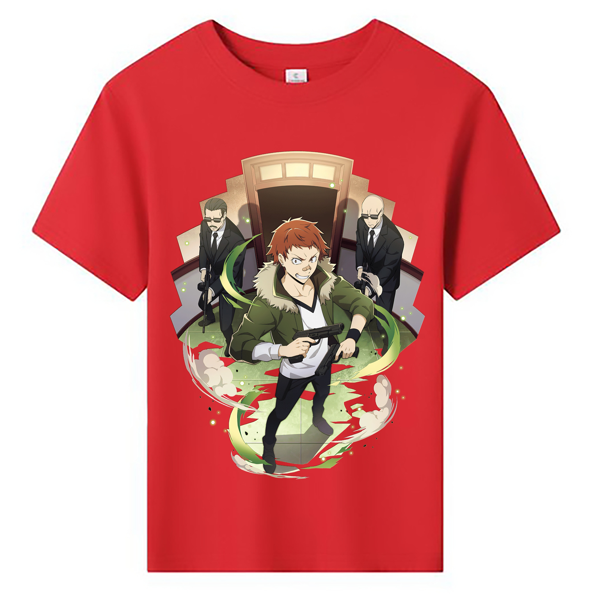 （画像用） 文豪ストレイドッグス Bungo Stray Dogs 綿100％キッズTシャツ（フロントプリント）