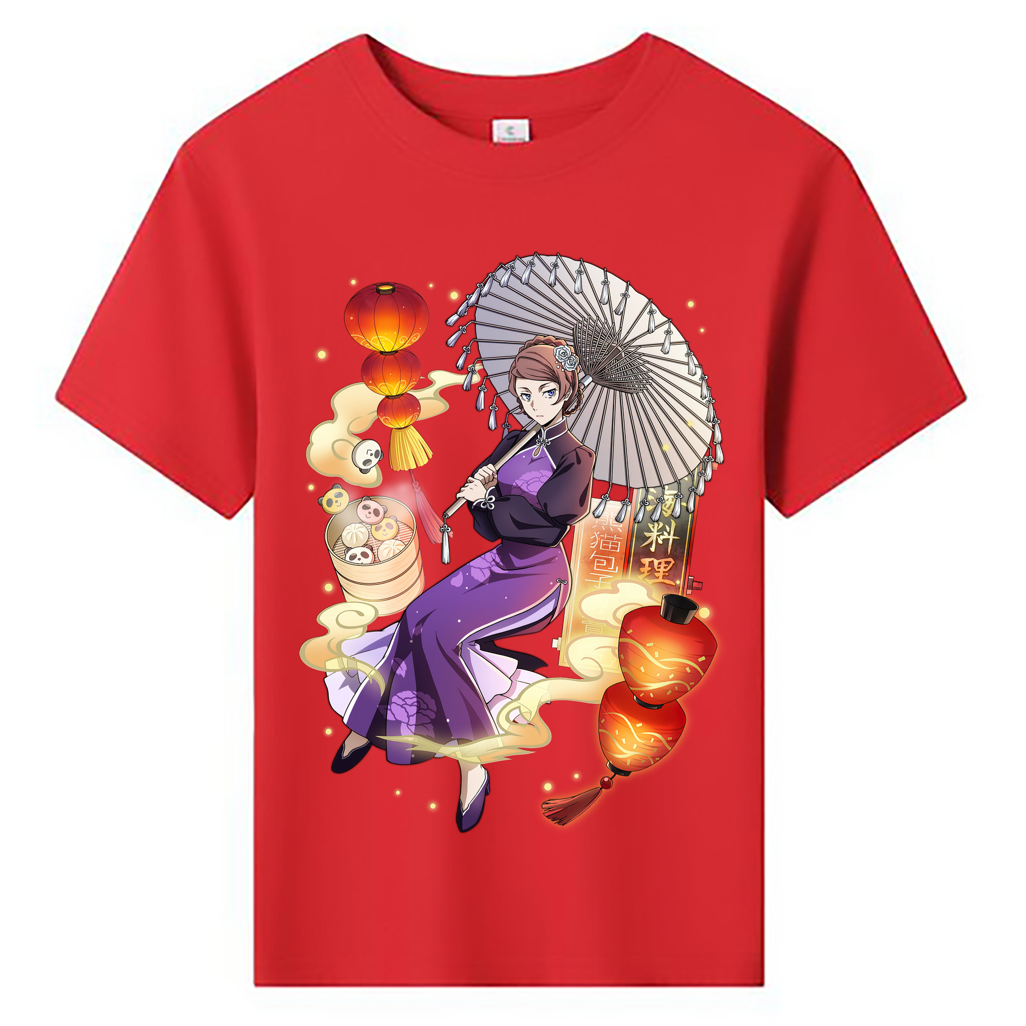 （画像用） 文豪ストレイドッグス Bungo Stray Dogs 綿100％キッズTシャツ（フロントプリント）