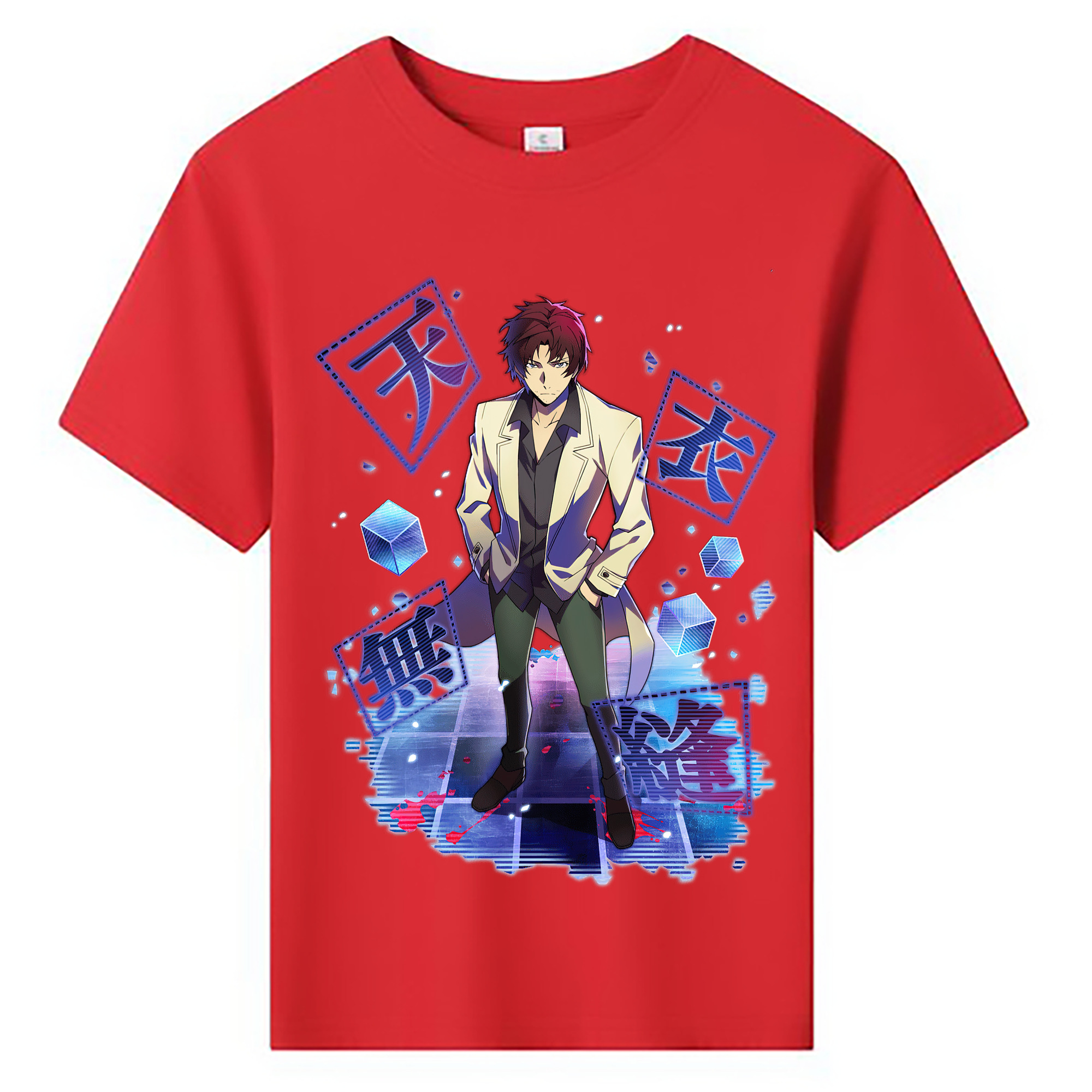 （画像用） 文豪ストレイドッグス Bungo Stray Dogs 綿100％キッズTシャツ（フロントプリント）