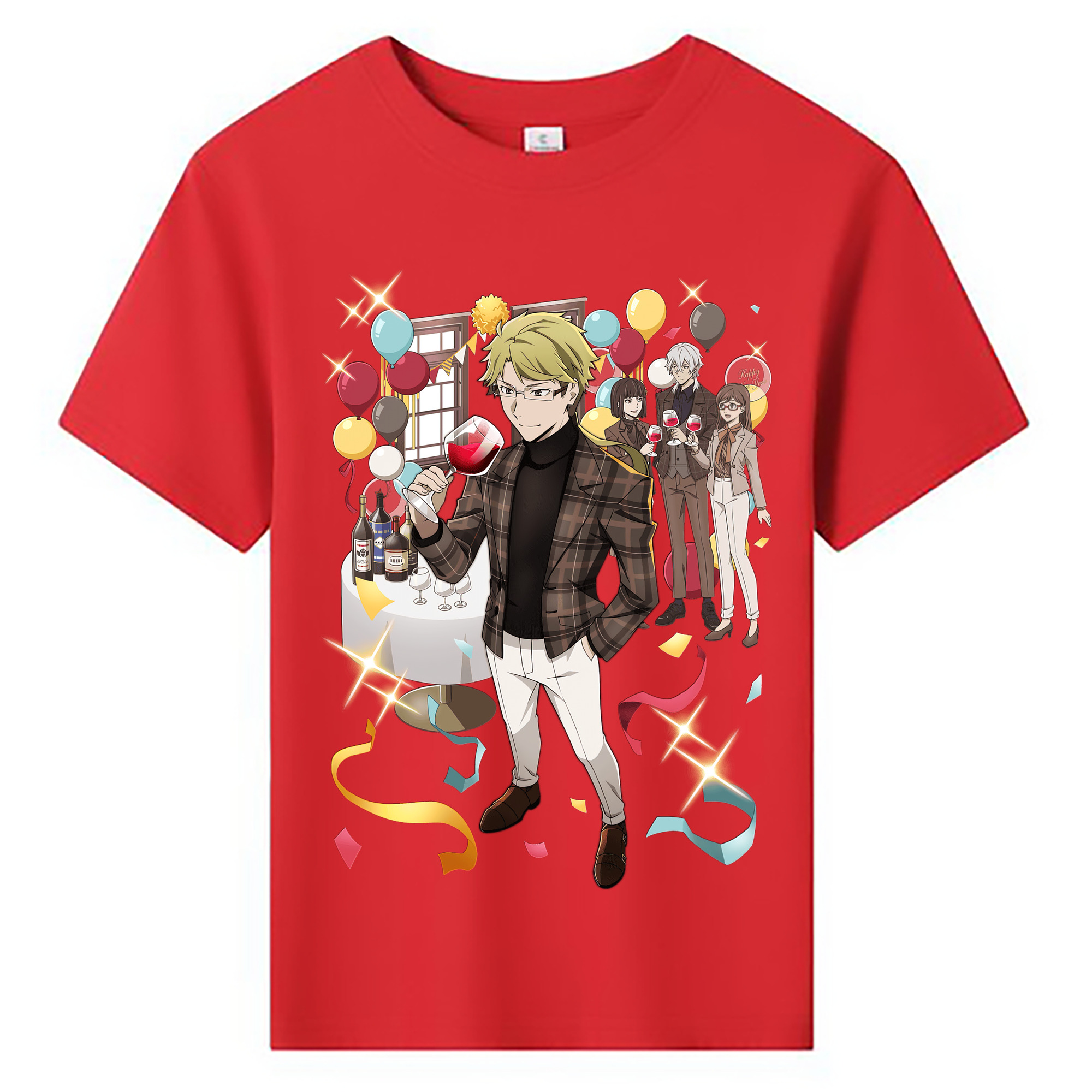 （画像用） 文豪ストレイドッグス Bungo Stray Dogs 綿100％キッズTシャツ（フロントプリント）