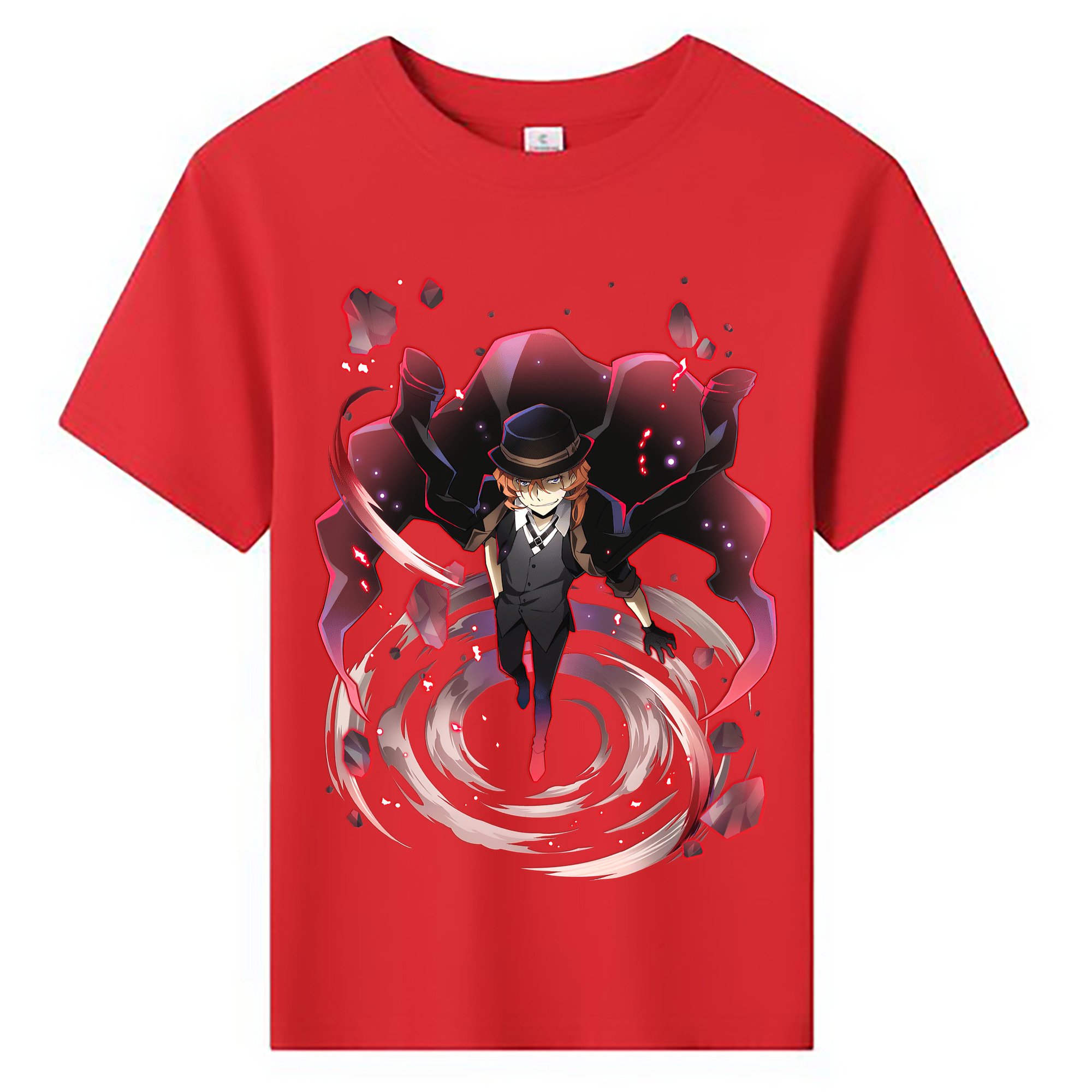 （画像用） 文豪ストレイドッグス Bungo Stray Dogs 綿100％キッズTシャツ（フロントプリント）