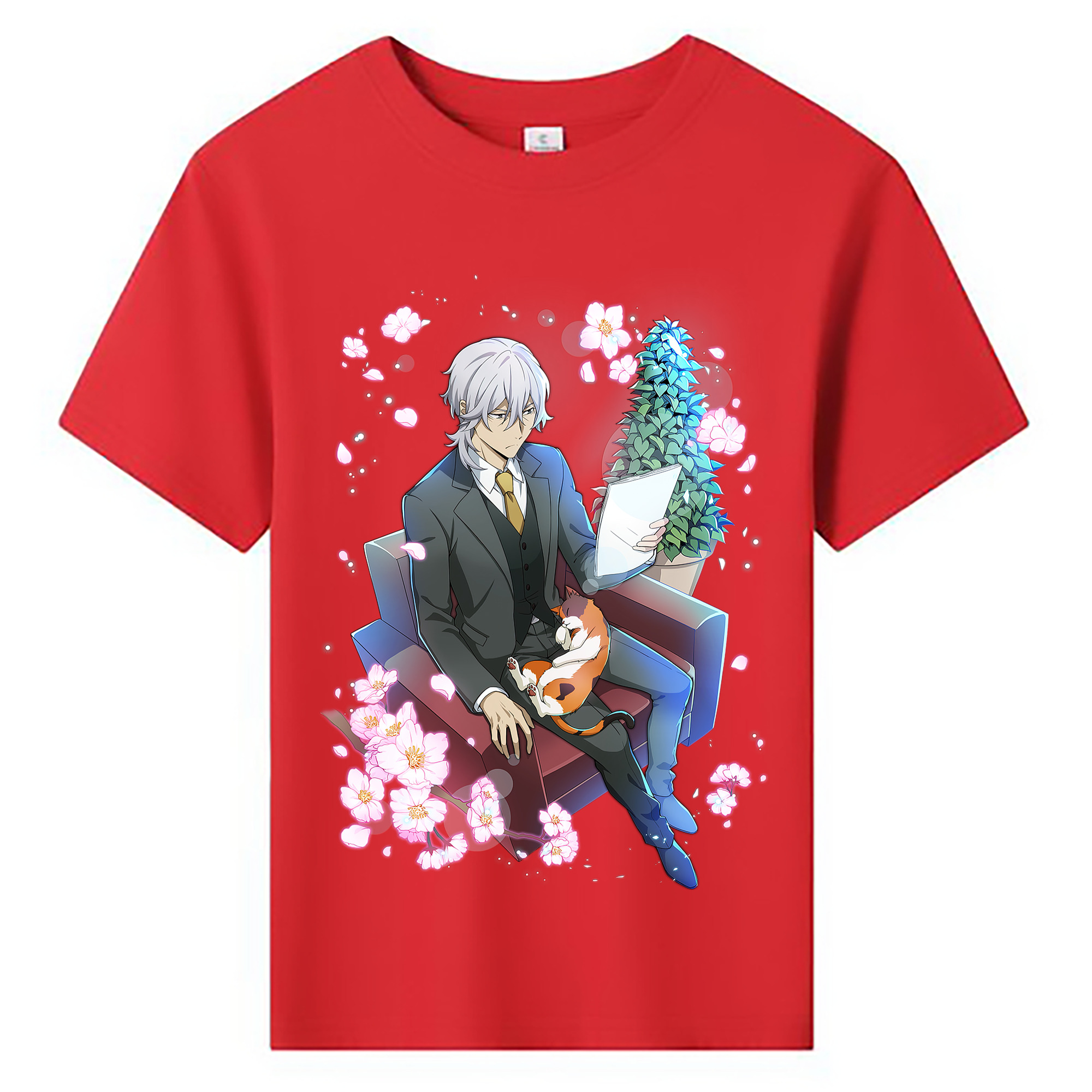 （画像用） 文豪ストレイドッグス Bungo Stray Dogs 綿100％キッズTシャツ（フロントプリント）