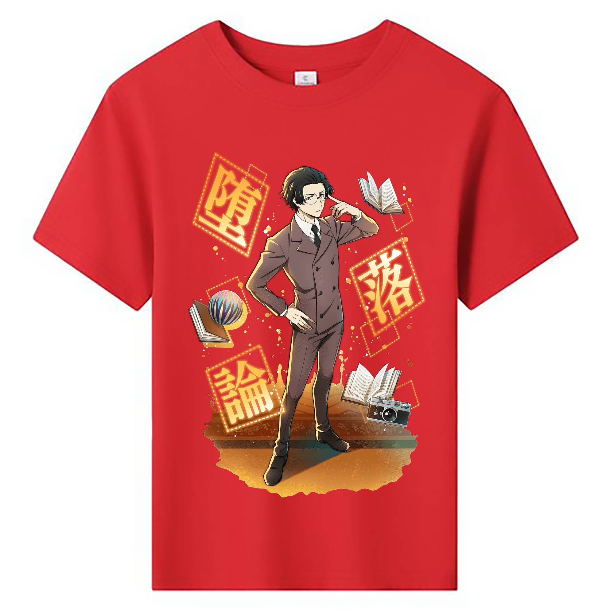 （画像用） 文豪ストレイドッグス Bungo Stray Dogs 綿100％キッズTシャツ（フロントプリント）