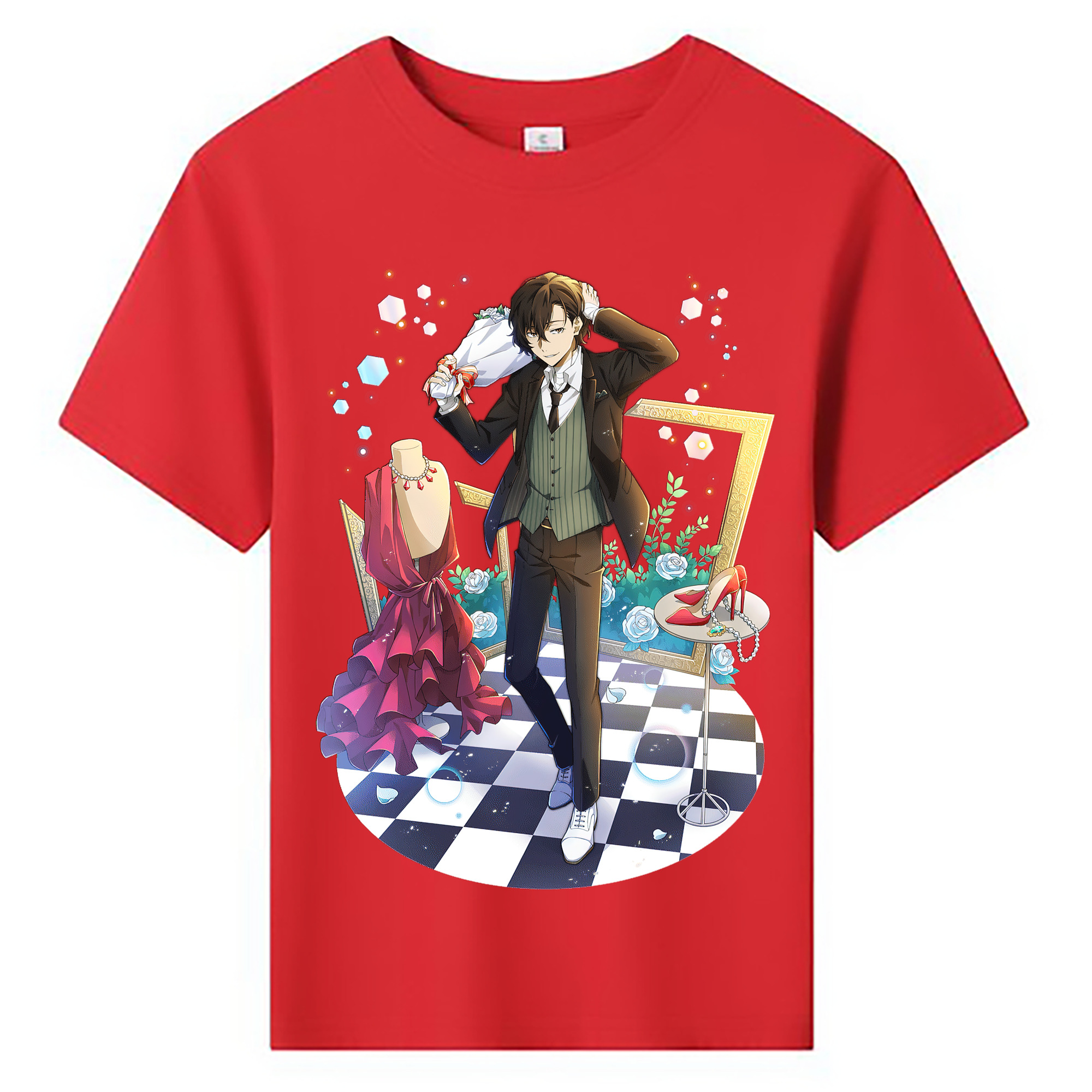 （画像用） 文豪ストレイドッグス Bungo Stray Dogs 綿100％キッズTシャツ（フロントプリント）
