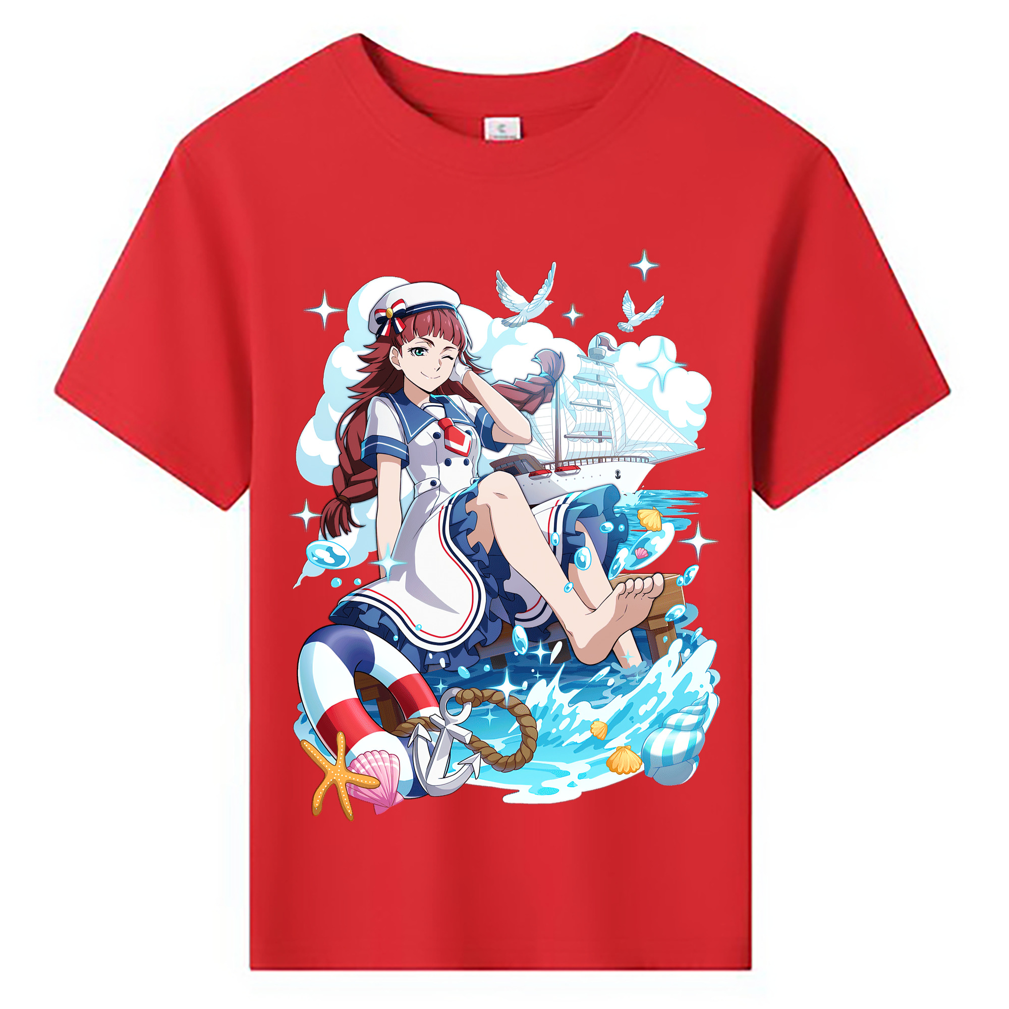 （画像用） 文豪ストレイドッグス Bungo Stray Dogs 綿100％キッズTシャツ（フロントプリント）