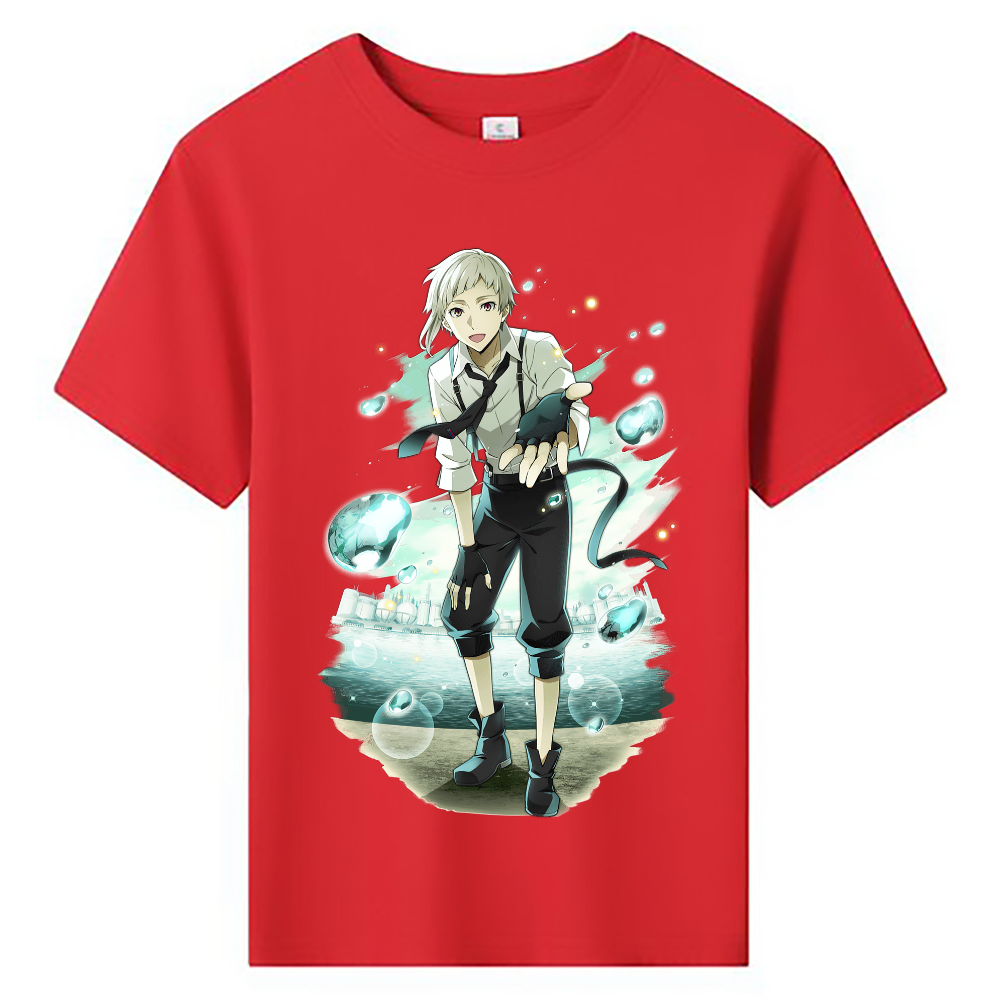（画像用） 文豪ストレイドッグス Bungo Stray Dogs 綿100％キッズTシャツ（フロントプリント）