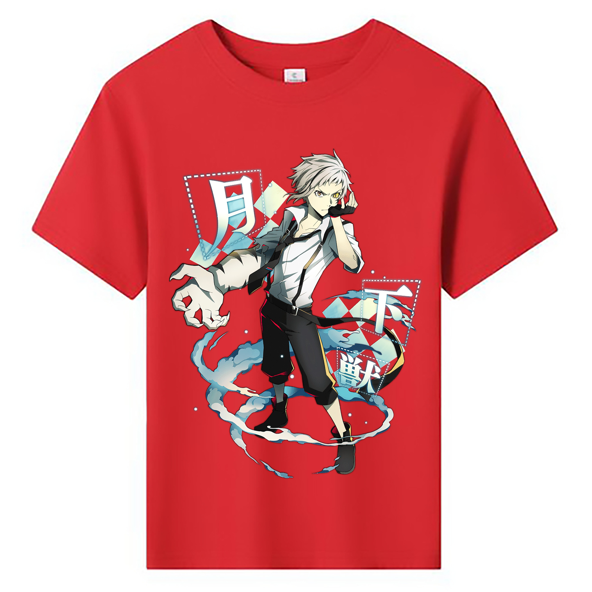 （画像用） 文豪ストレイドッグス Bungo Stray Dogs 綿100％キッズTシャツ（フロントプリント）