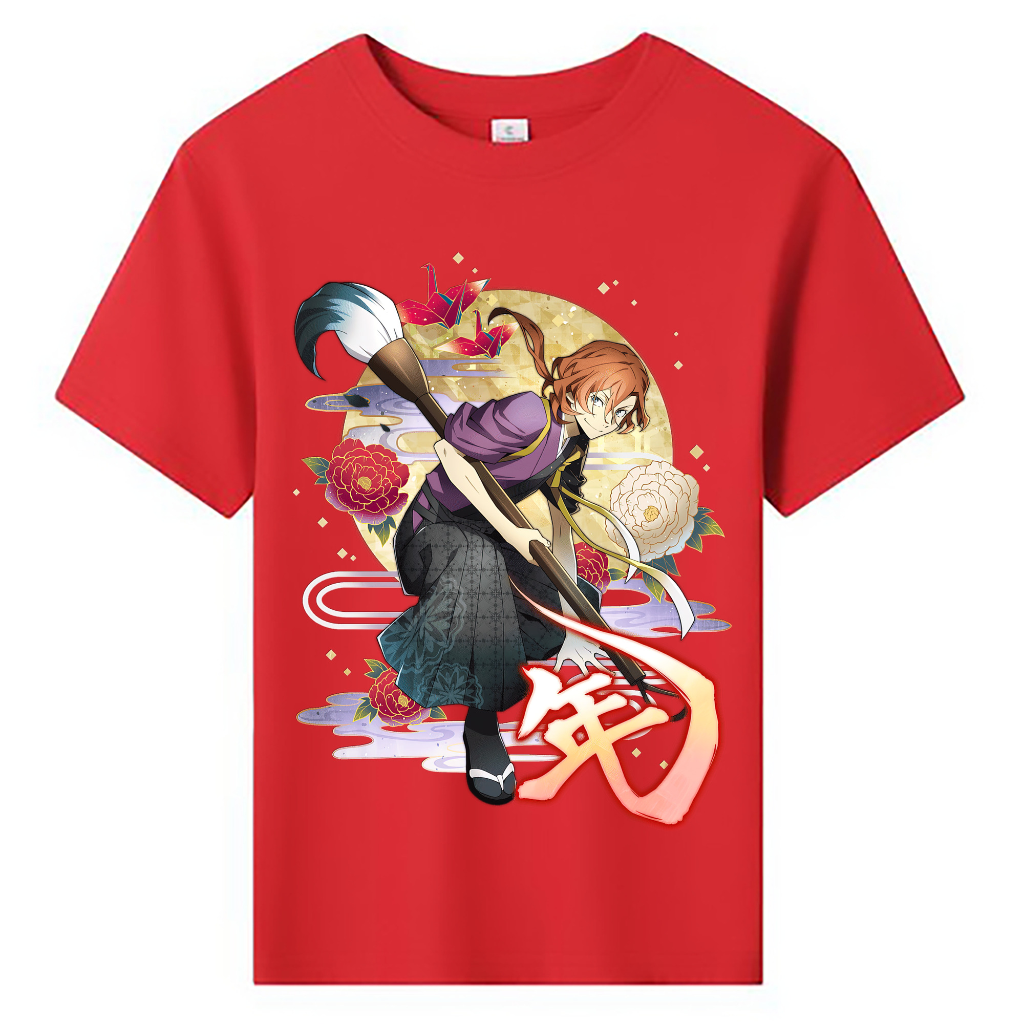 （画像用） 文豪ストレイドッグス Bungo Stray Dogs 綿100％キッズTシャツ（フロントプリント）