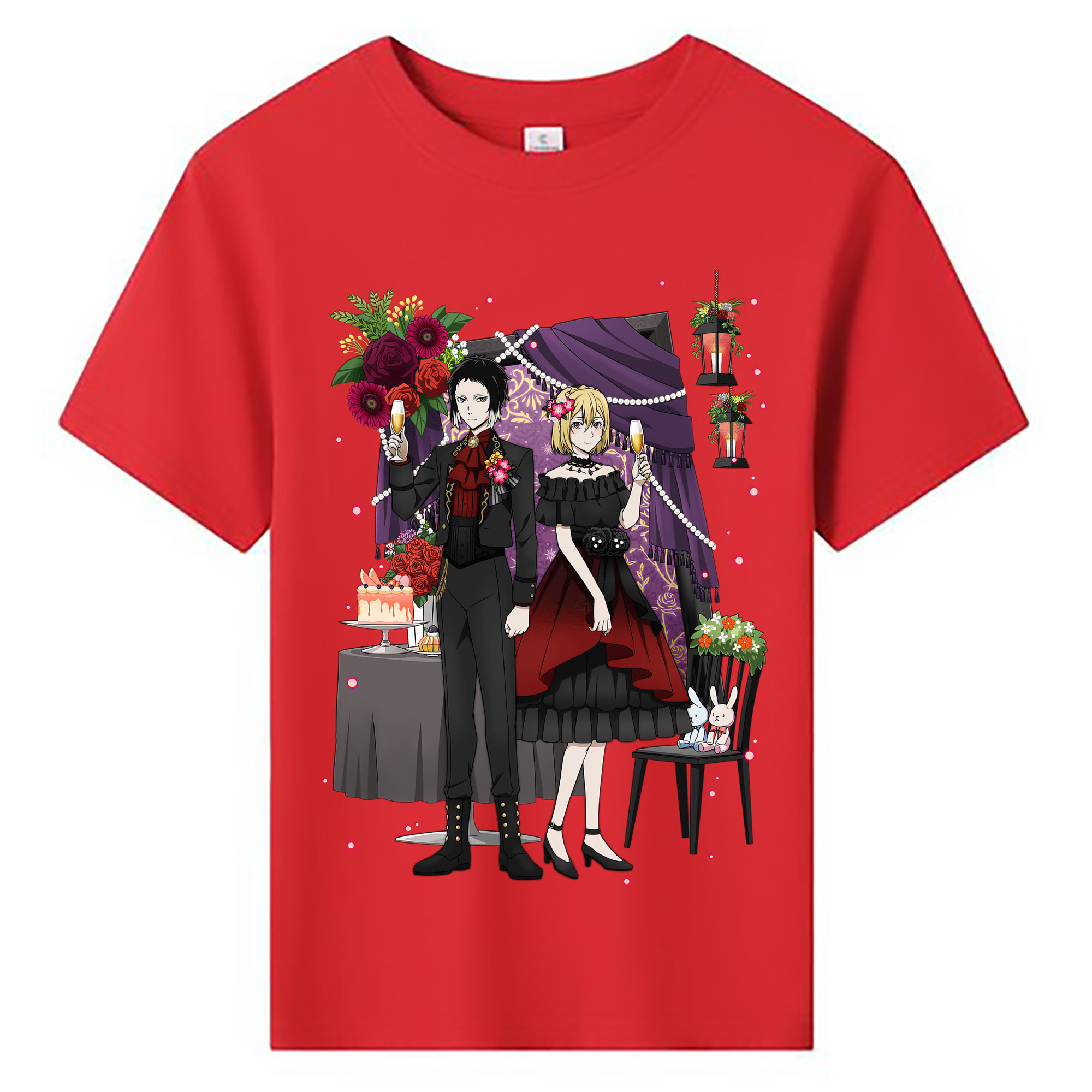 （画像用） 文豪ストレイドッグス Bungo Stray Dogs 綿100％キッズTシャツ（フロントプリント）
