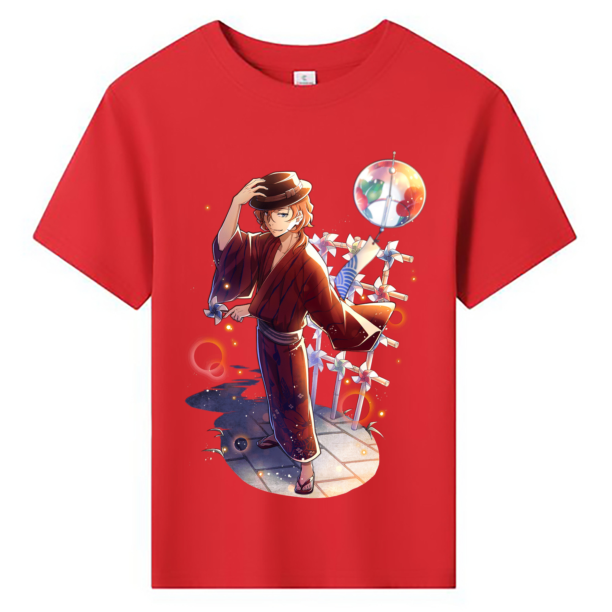 （画像用） 文豪ストレイドッグス Bungo Stray Dogs 綿100％キッズTシャツ（フロントプリント）