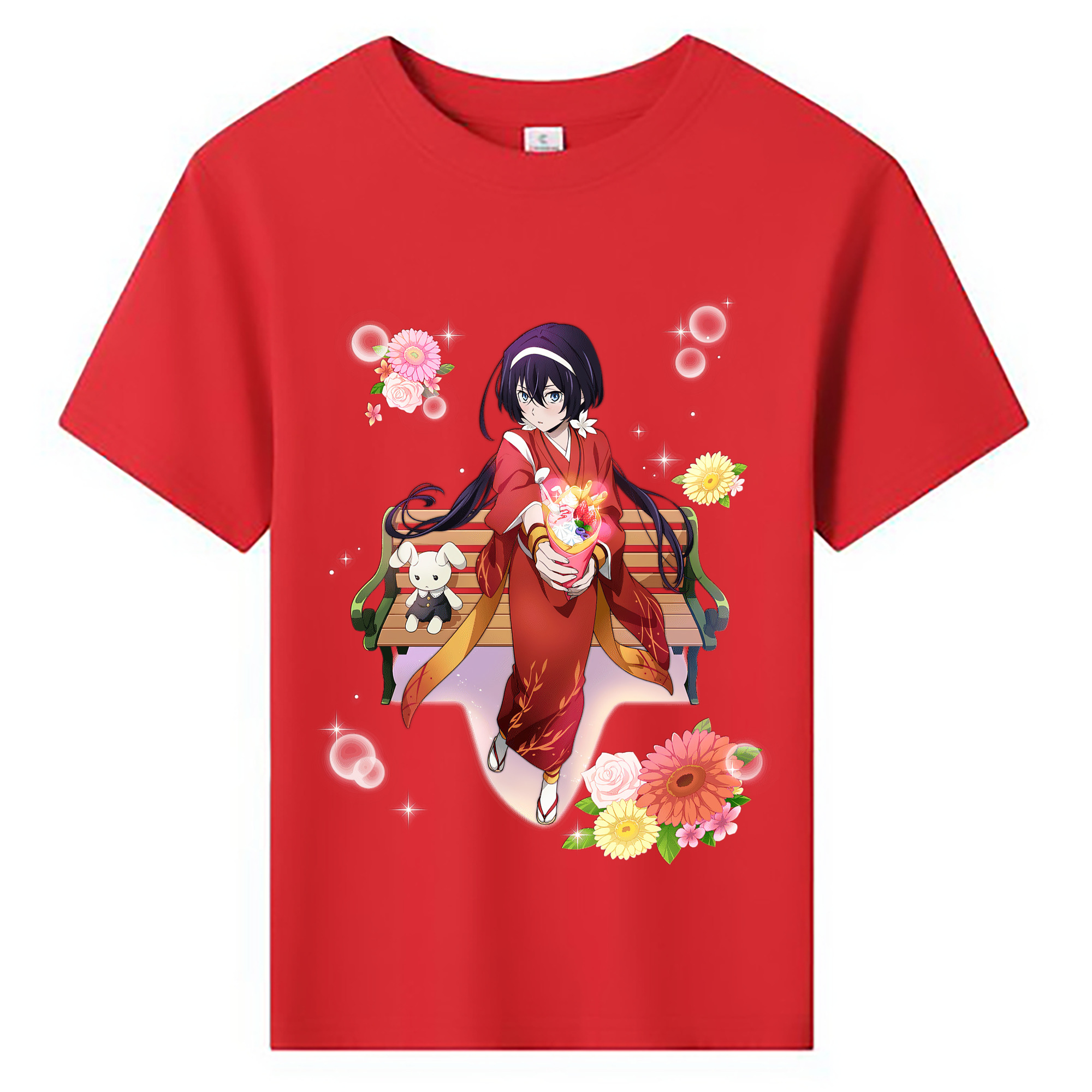 （画像用） 文豪ストレイドッグス Bungo Stray Dogs 綿100％キッズTシャツ（フロントプリント）