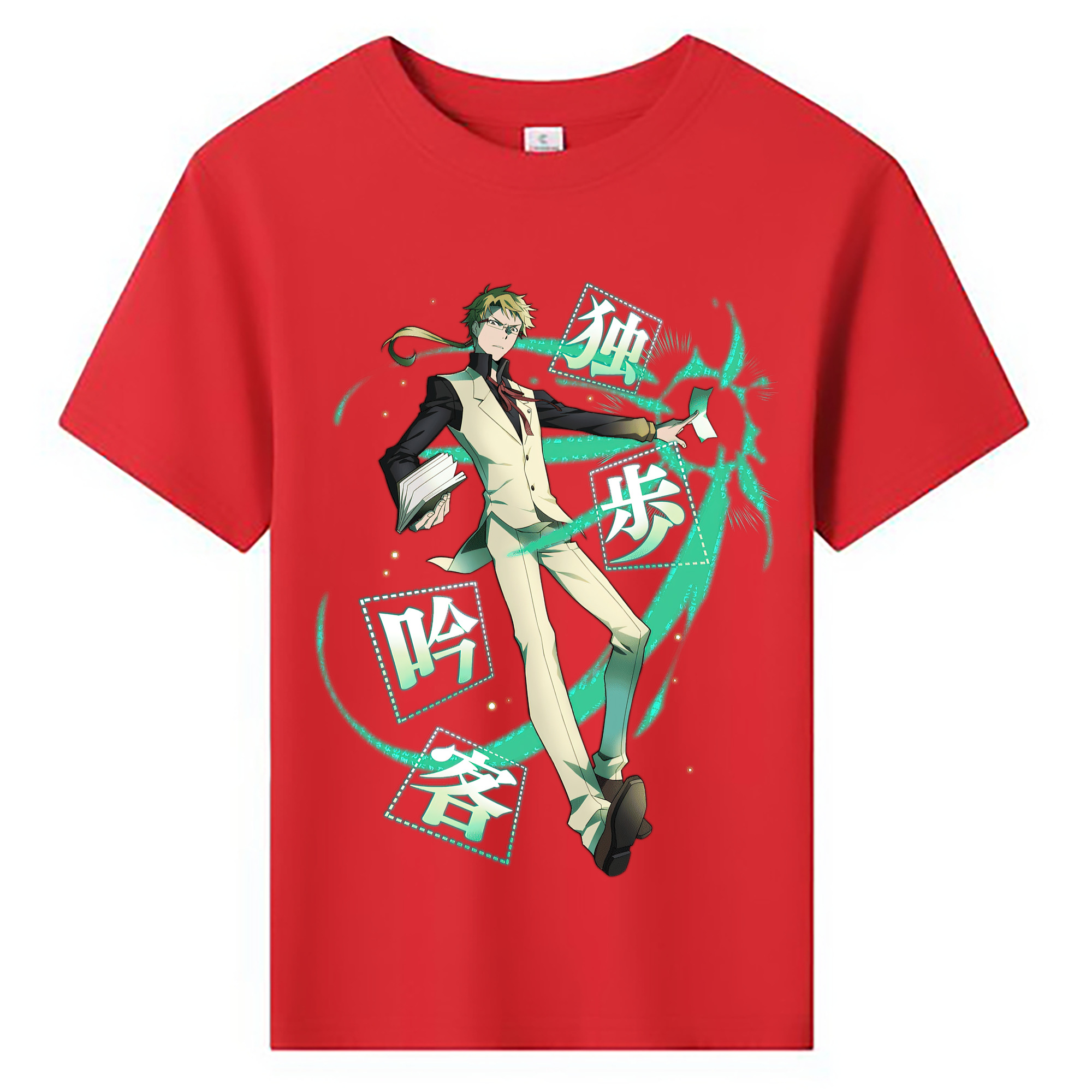 （画像用） 文豪ストレイドッグス Bungo Stray Dogs 綿100％キッズTシャツ（フロントプリント）