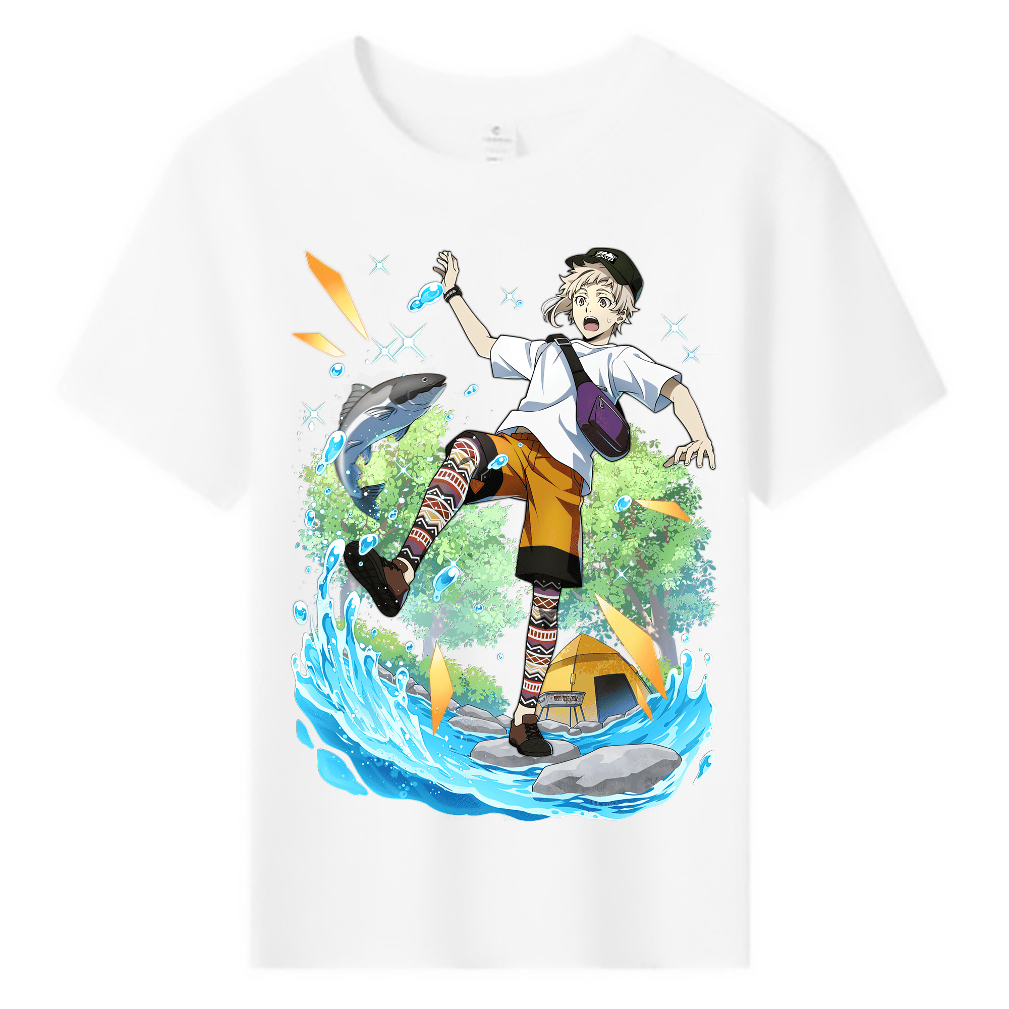 （画像用） 文豪ストレイドッグス Bungo Stray Dogs 綿100％キッズTシャツ（フロントプリント）