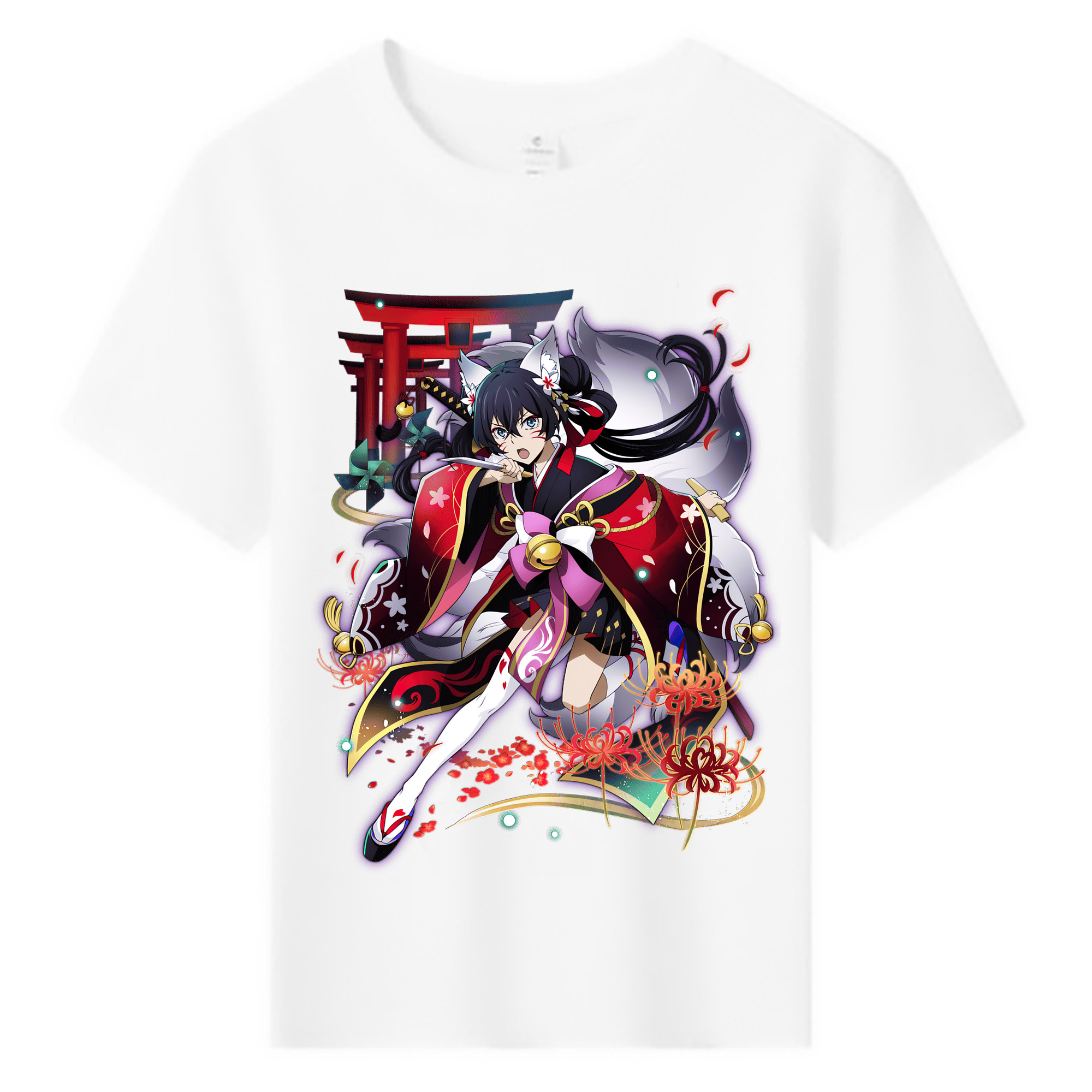 （画像用） 文豪ストレイドッグス Bungo Stray Dogs 綿100％キッズTシャツ（フロントプリント）