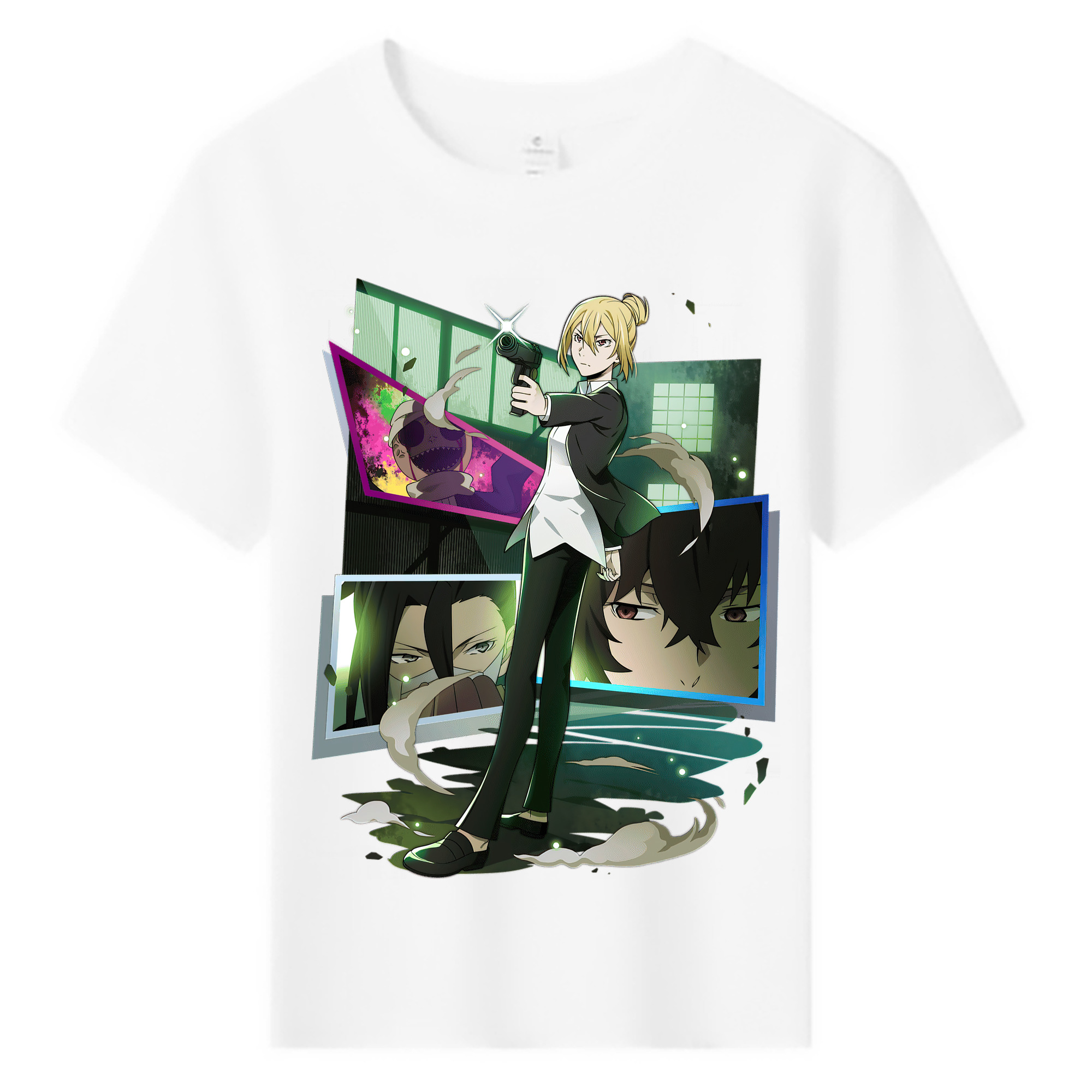 （画像用） 文豪ストレイドッグス Bungo Stray Dogs 綿100％キッズTシャツ（フロントプリント）