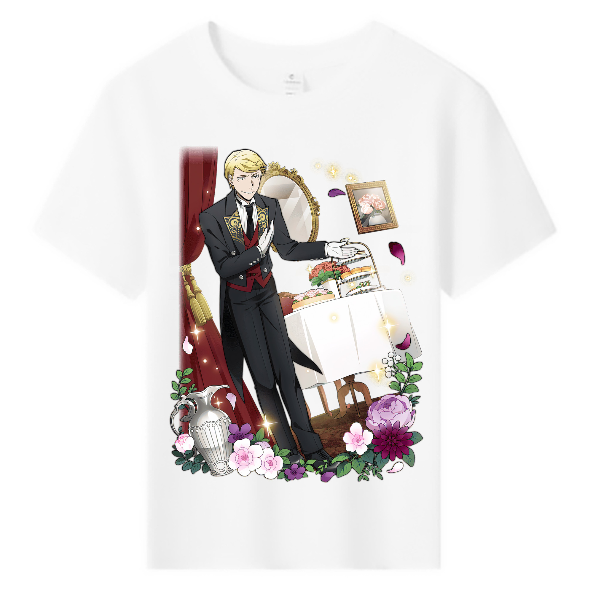 （画像用） 文豪ストレイドッグス Bungo Stray Dogs 綿100％キッズTシャツ（フロントプリント）